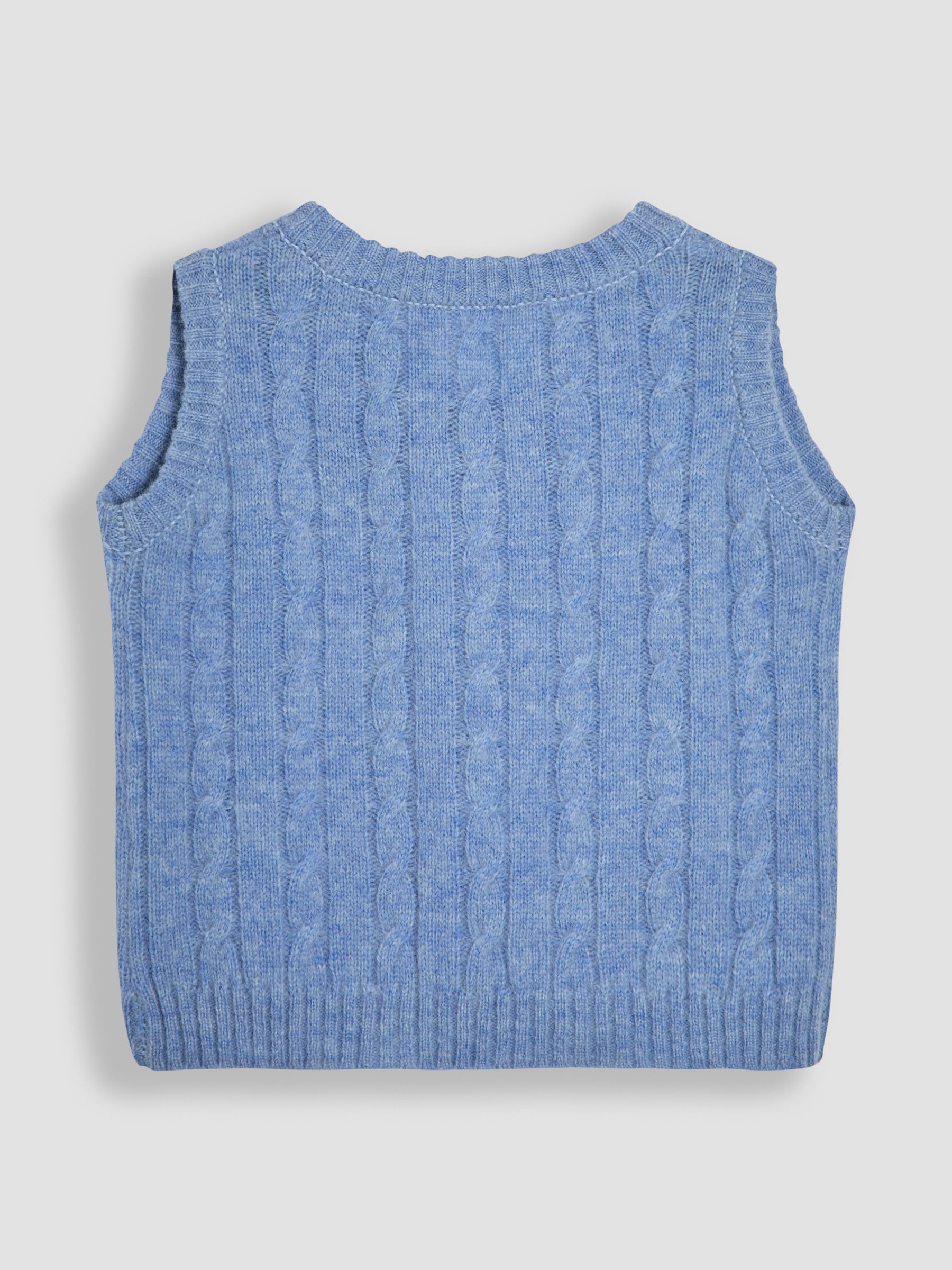 Blue Classic Cable Tank Top - Image 2 of 3