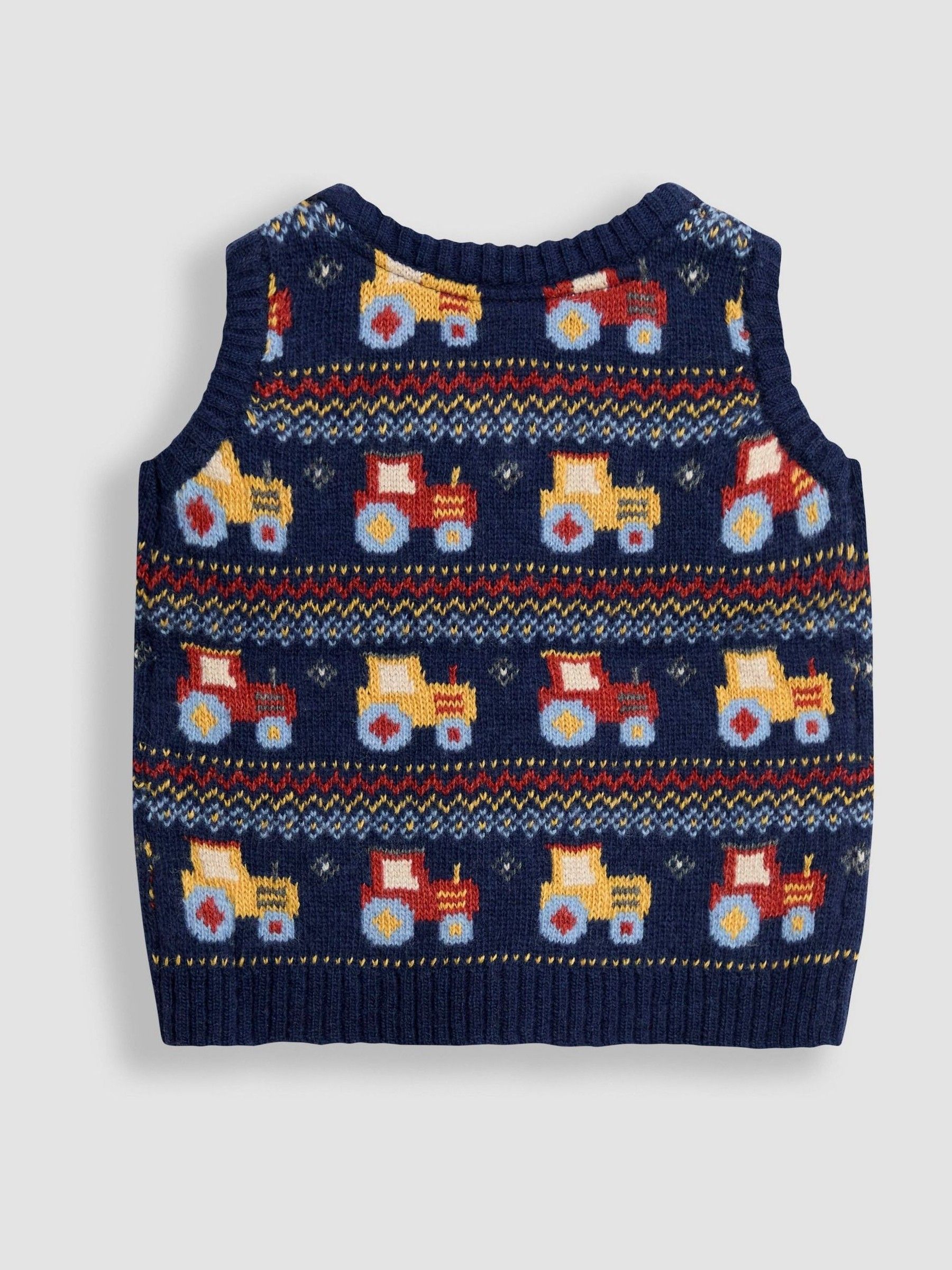 Blue Fair Isle Tank Top - Image 3 of 3