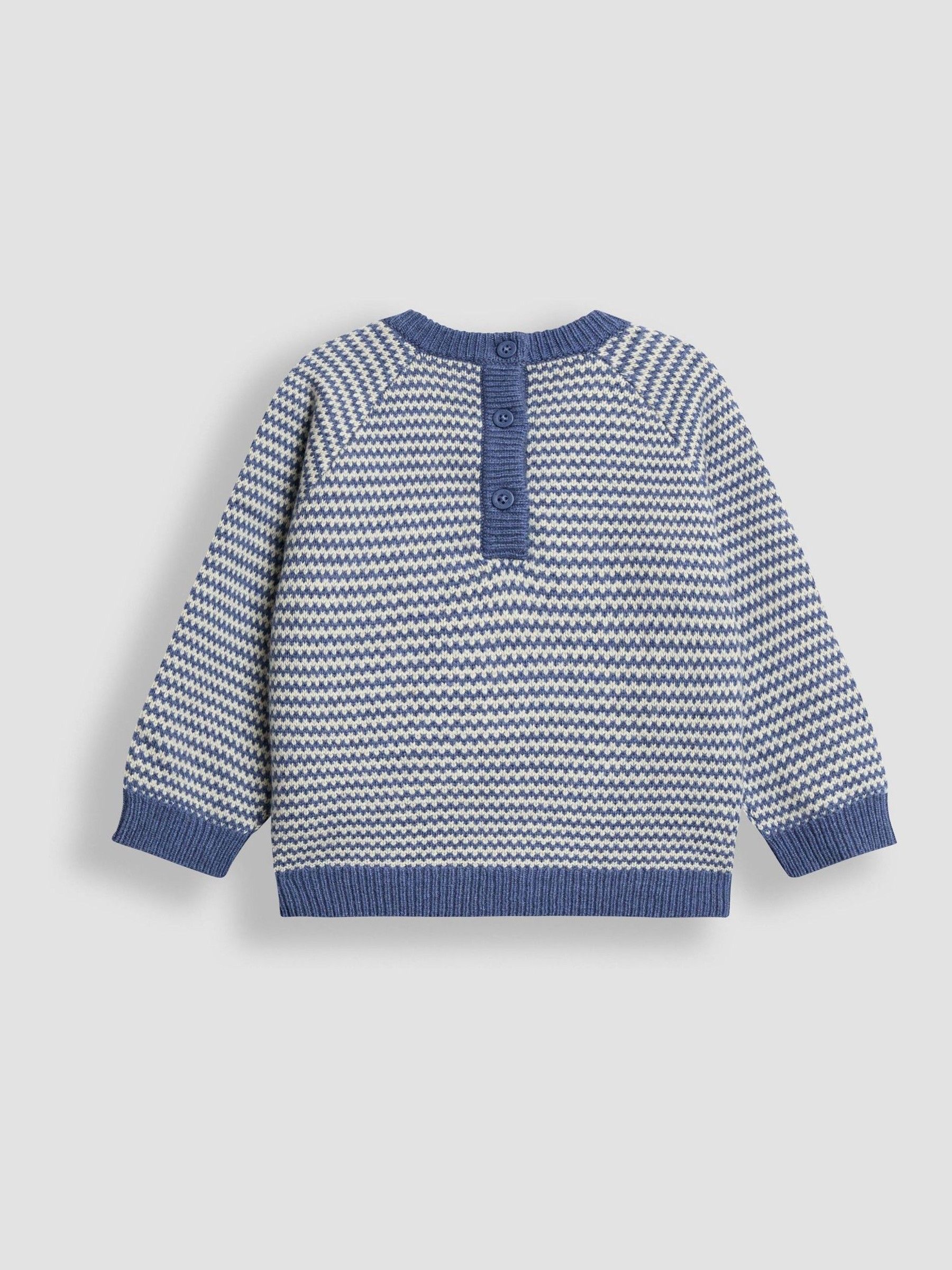 Blue Crochet Appliqué Jumper - Image 3 of 3