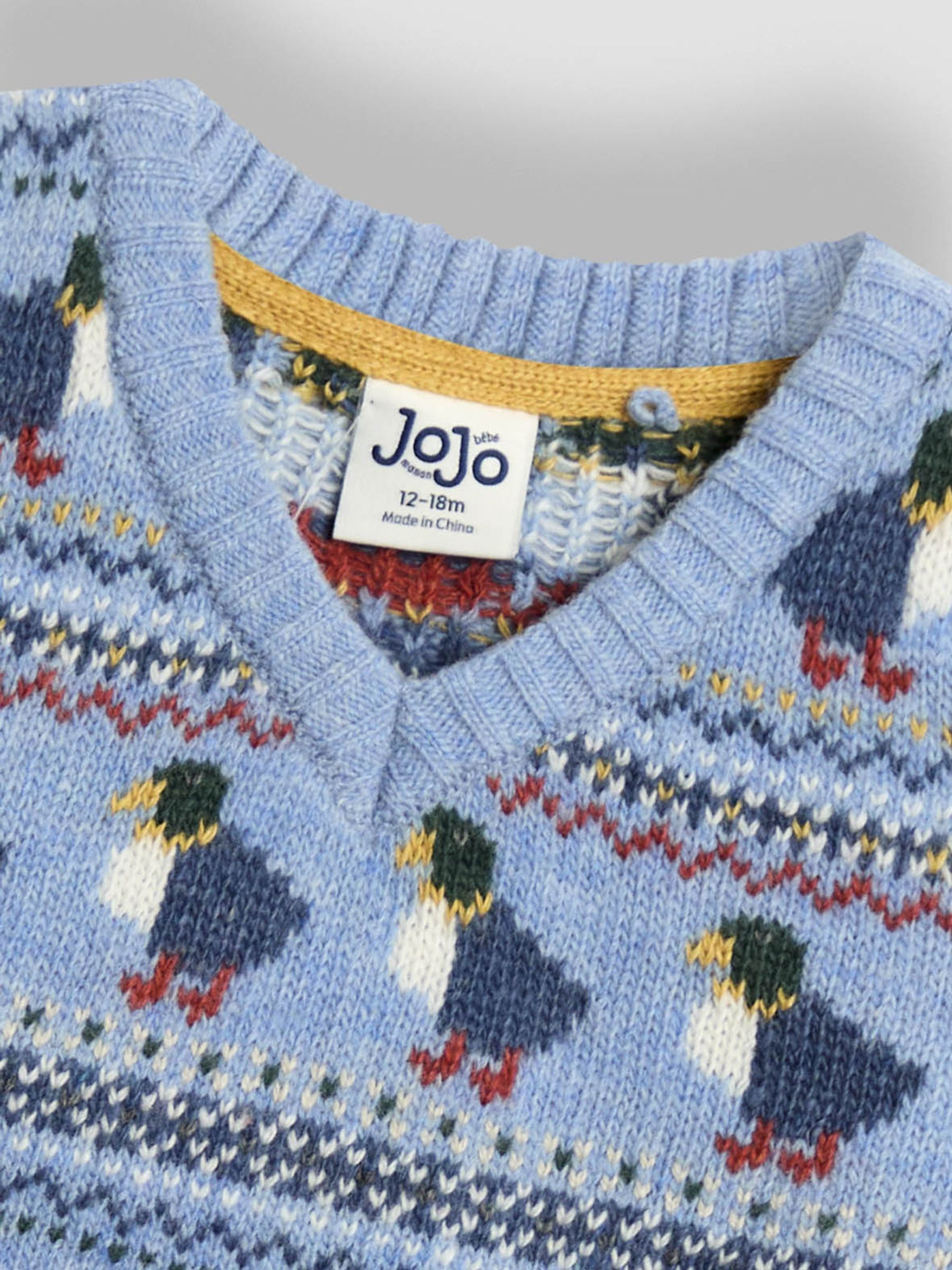 Dark Blue Fair Isle Tank Top - Image 2 of 3