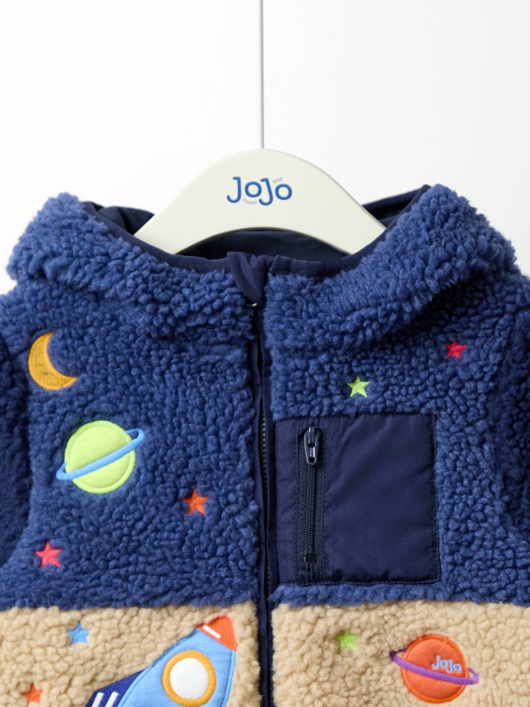 Bluey Natural Appliqué Teddy Fleece Jacket - Image 2 of 5