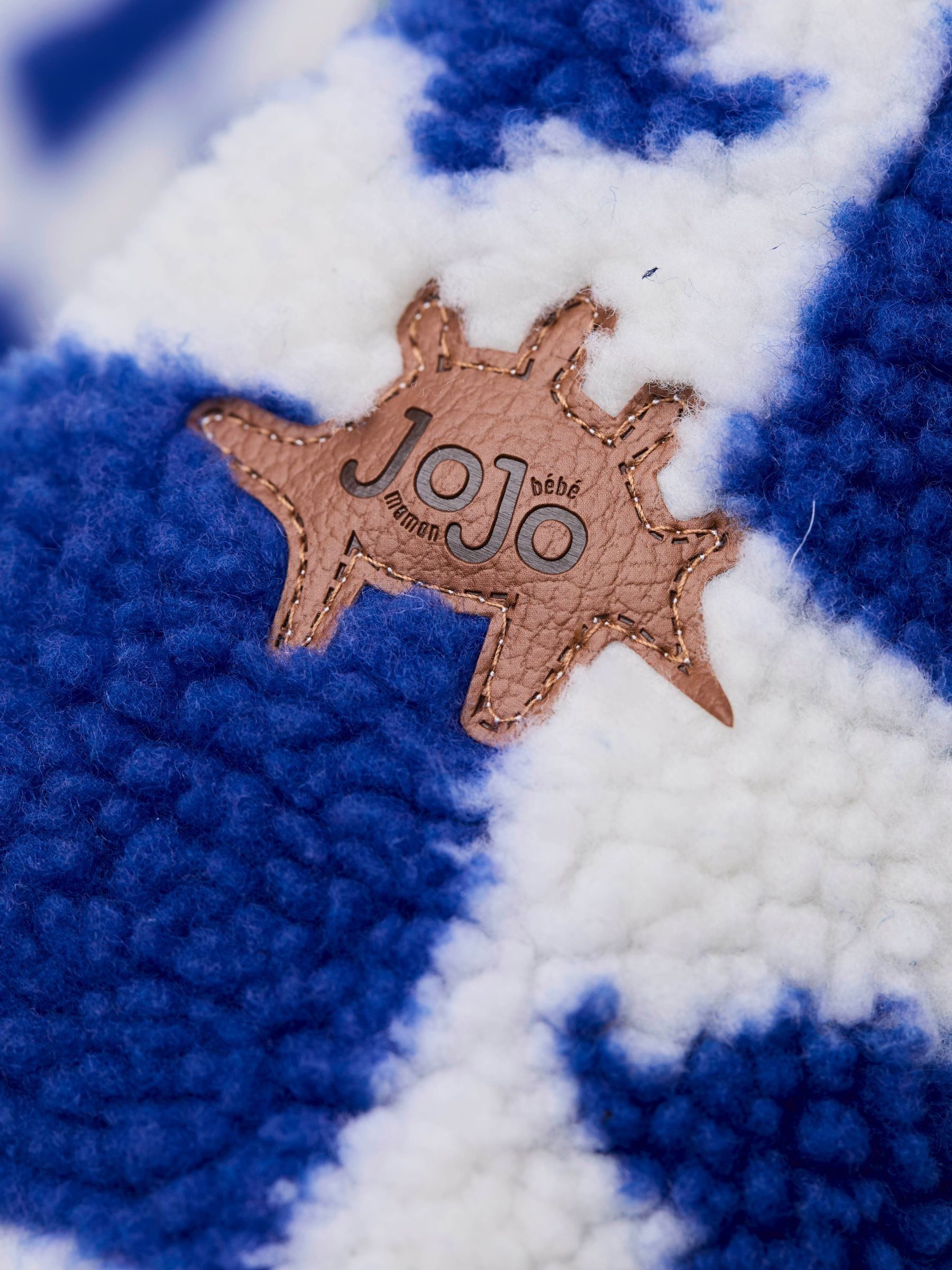 Blue Hooded Borg Jacket - Image 6 of 7