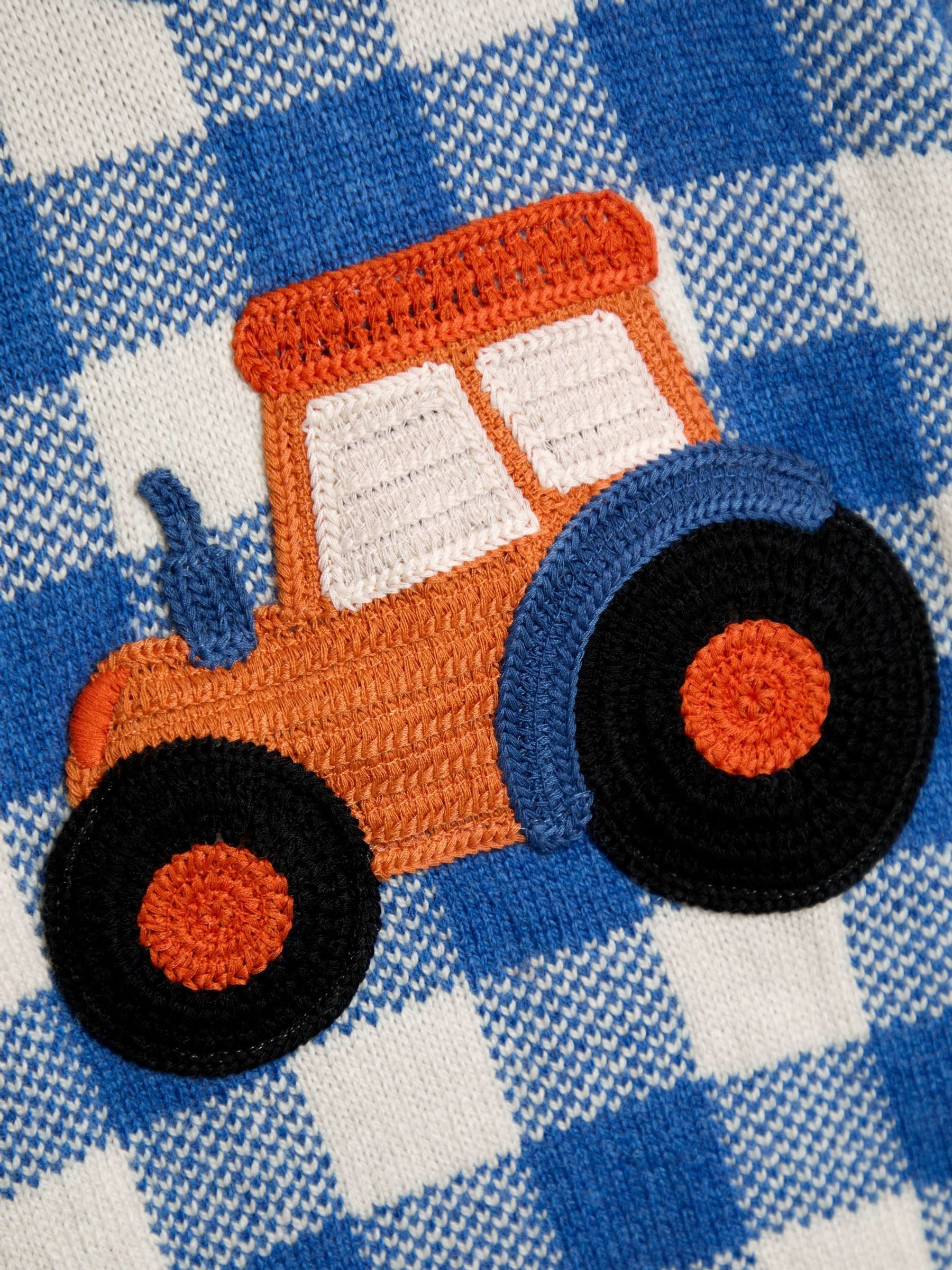 Light Blue Crochet Appliqué Jumper - Image 2 of 3