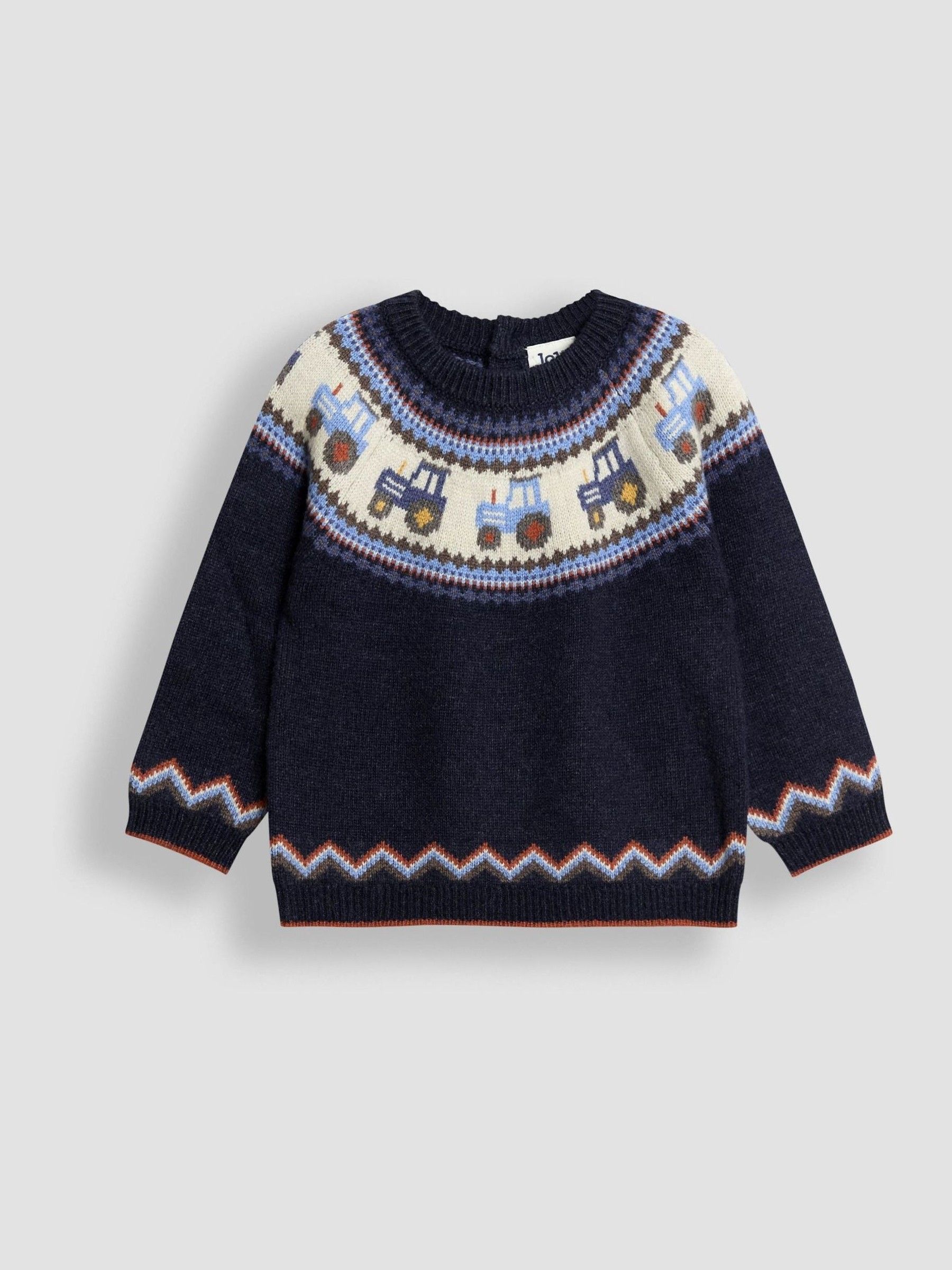 Light Blue Character Fair Isle Jumper - Image 1 of 3