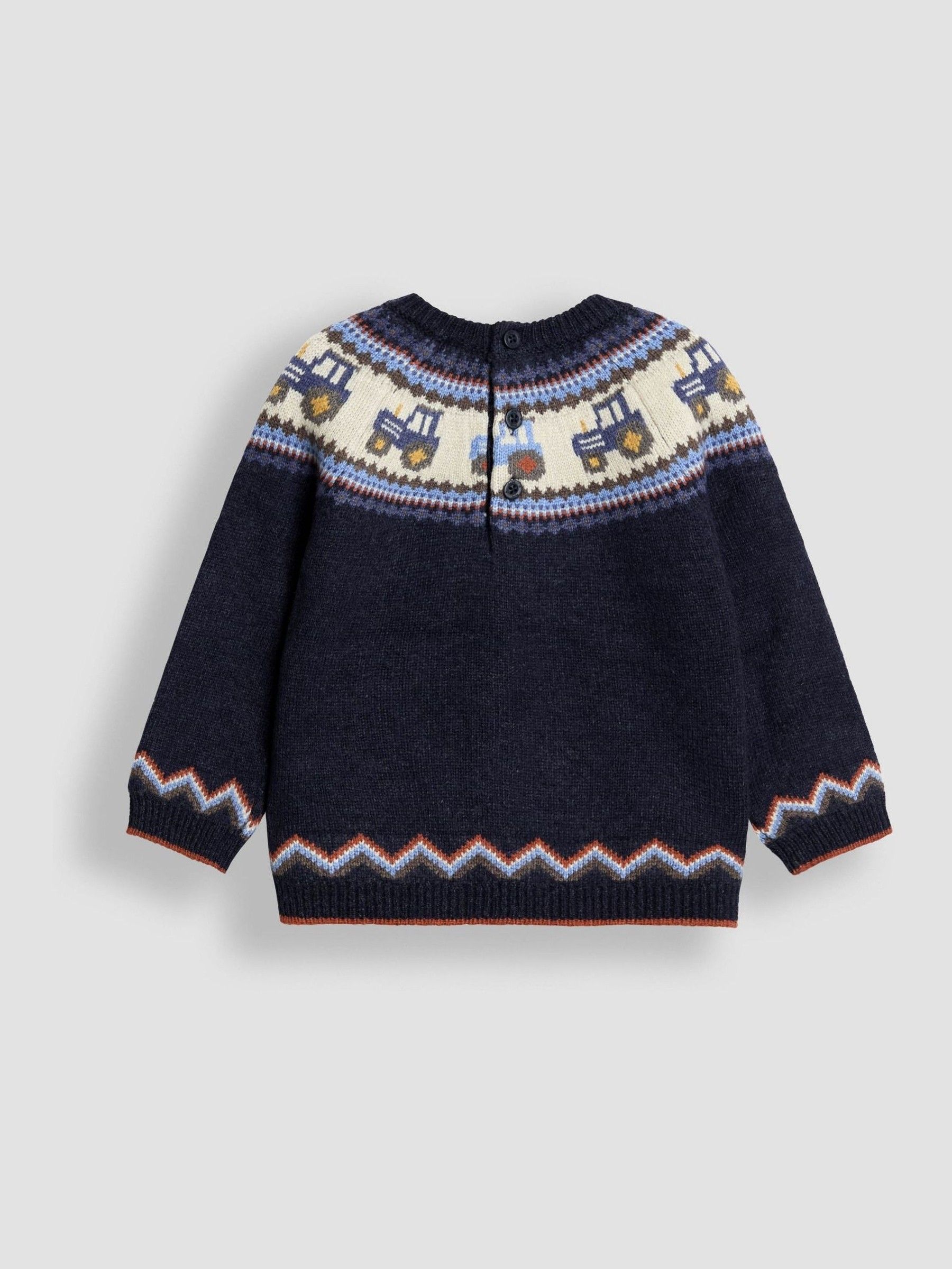 Light Blue Character Fair Isle Jumper - Image 3 of 3