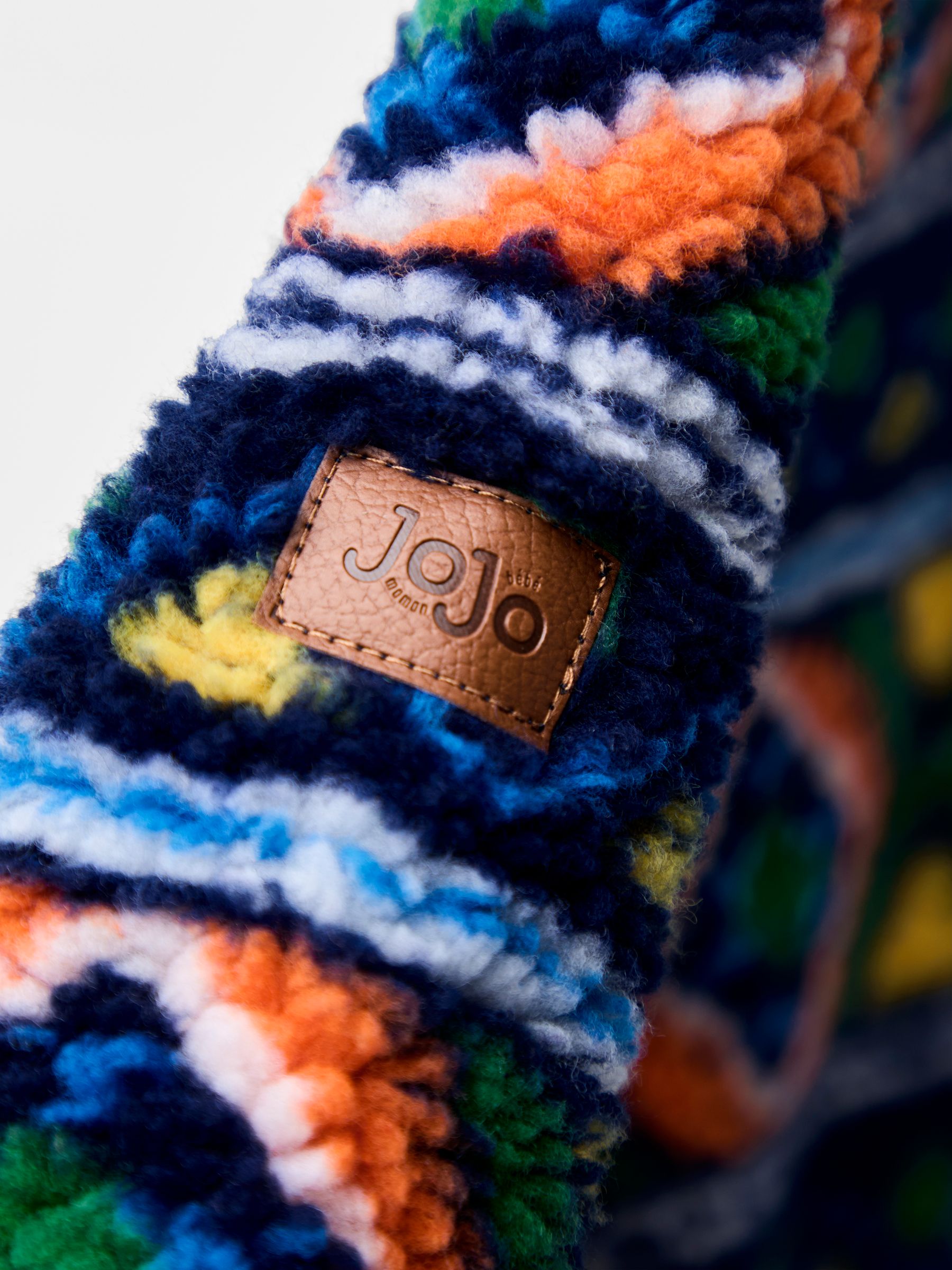 Green Aztec Style Borg Jacket - Image 6 of 6