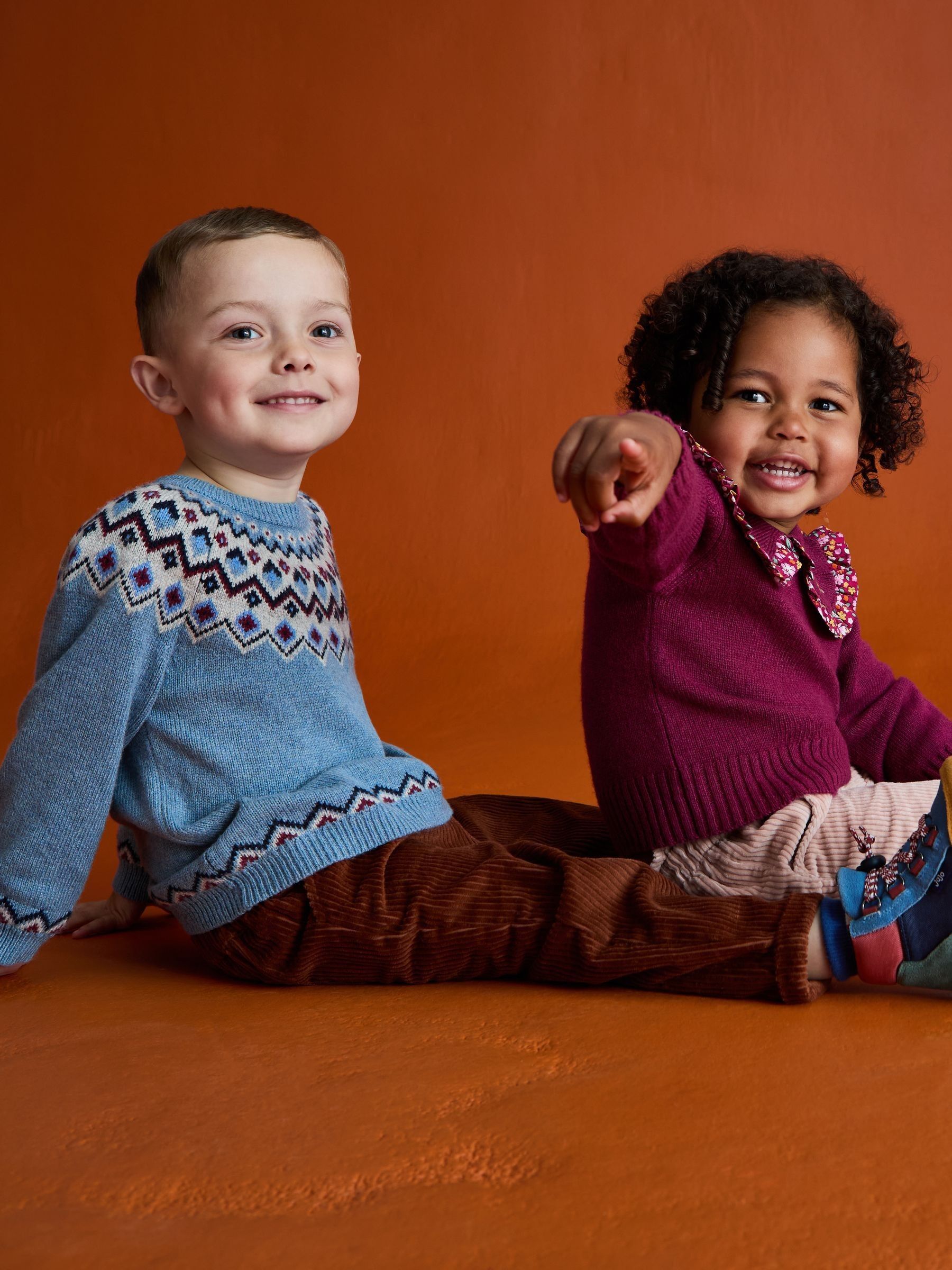 Blue Fair Isle Jumper - Image 4 of 4