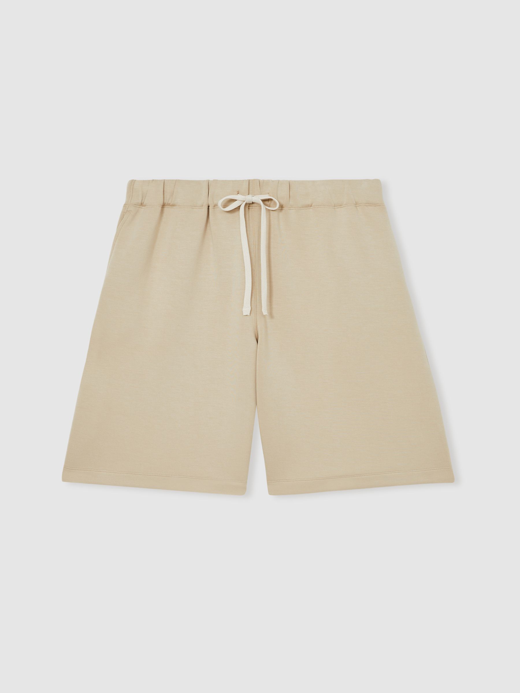Reiss | Les 100 Ciels Jersey Shorts in Sage - Image 2 of 6