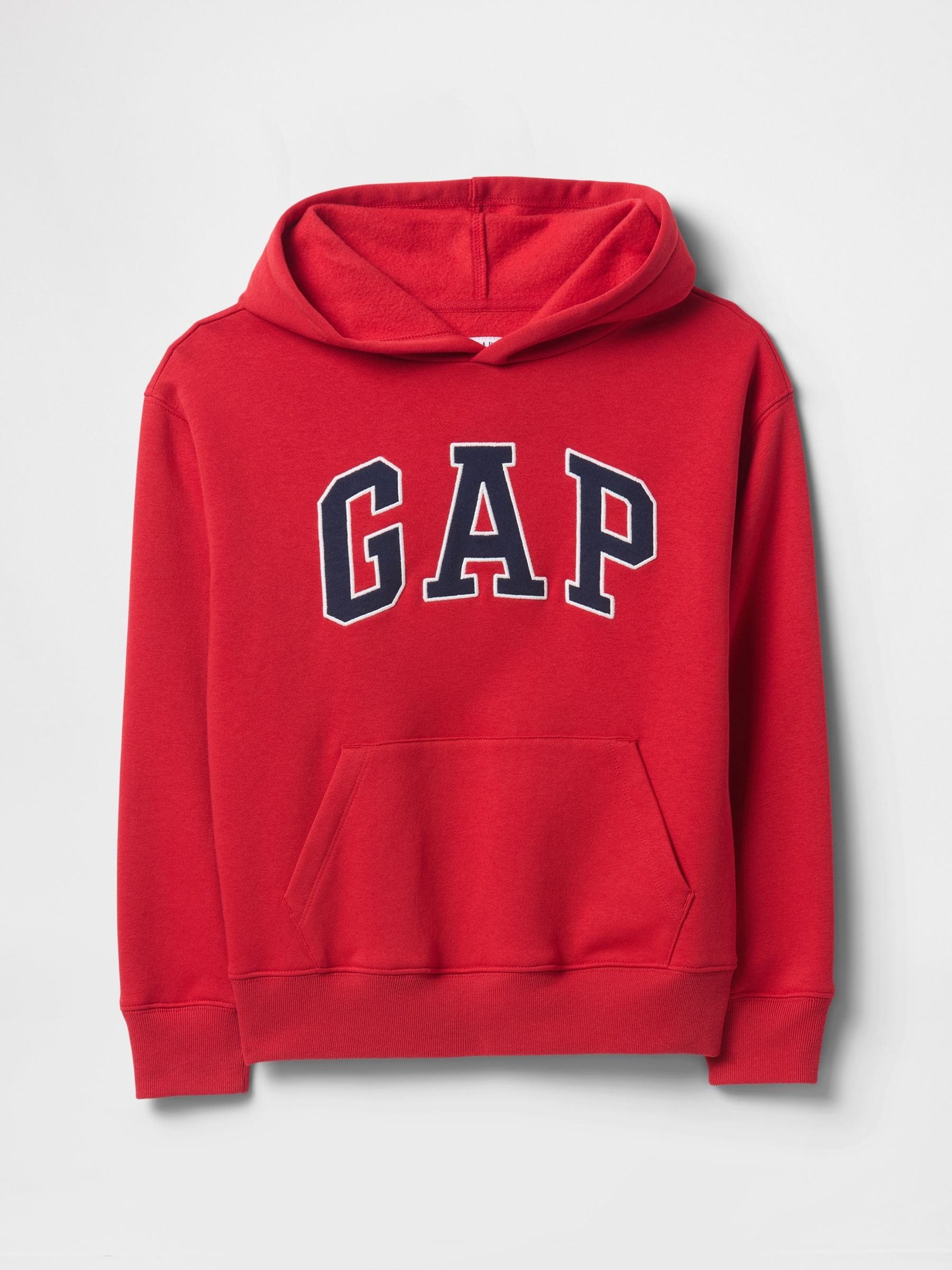Red Pullover Vintage Logo Hoodie (4-13yrs) - Image 5 of 5
