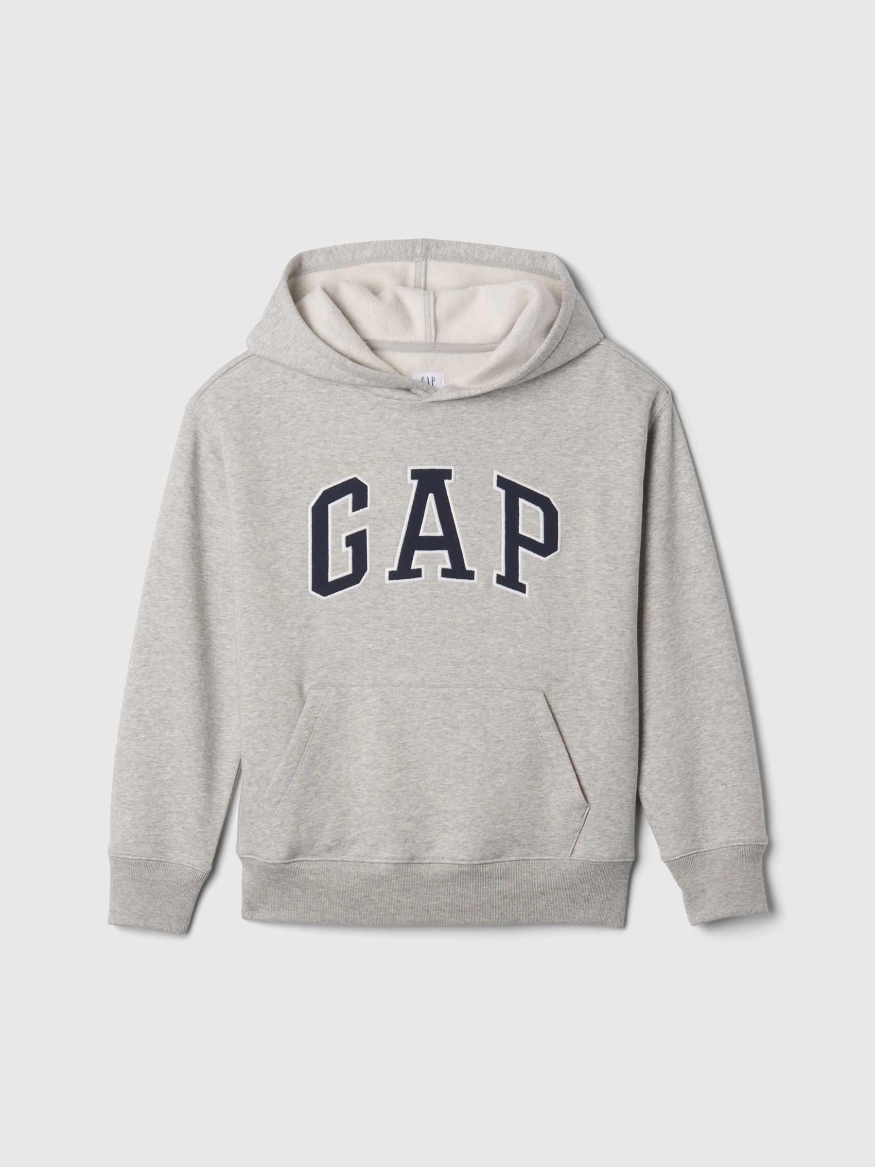 Grey Pullover Vintage Logo Hoodie (4-13yrs) - Image 1 of 1