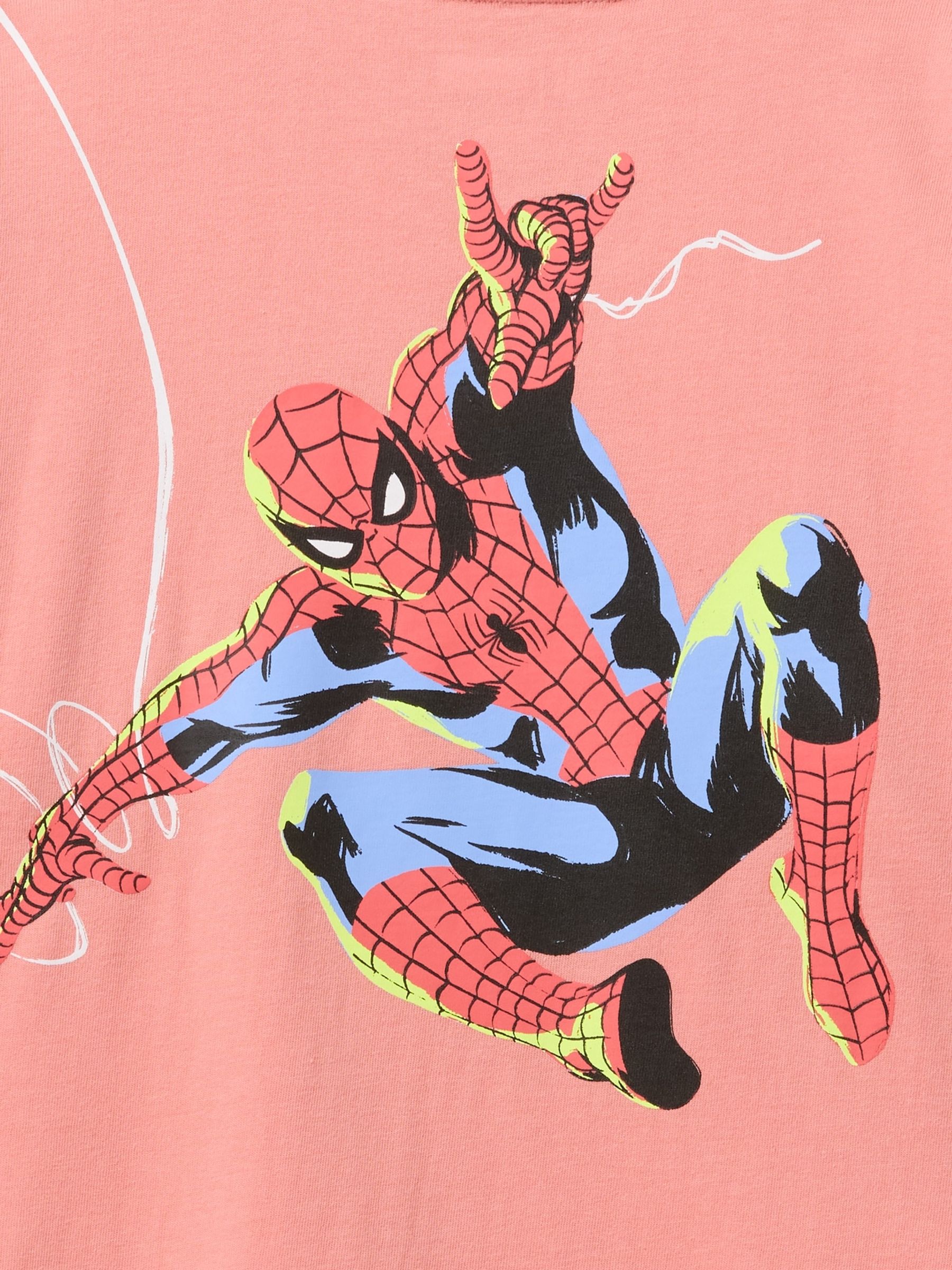 Orange Spider-Man Marvel Graphic T-Shirt - Image 3 of 3