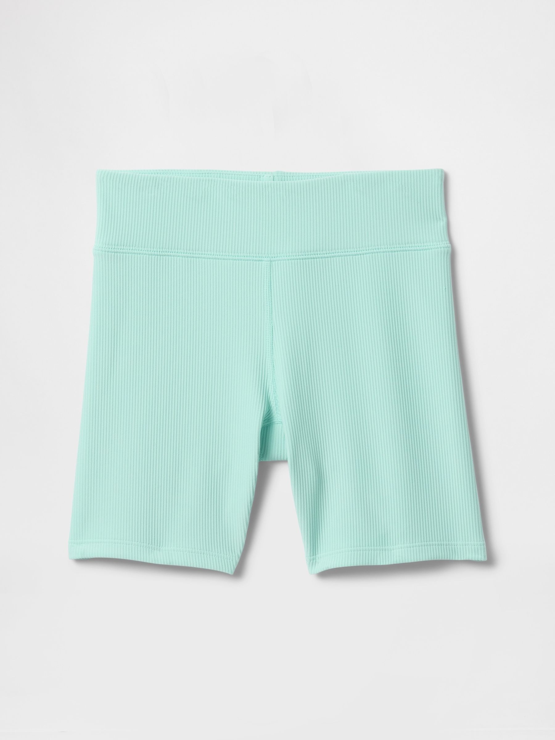 Green Rib Biker Shorts (4-13yrs) - Image 4 of 5
