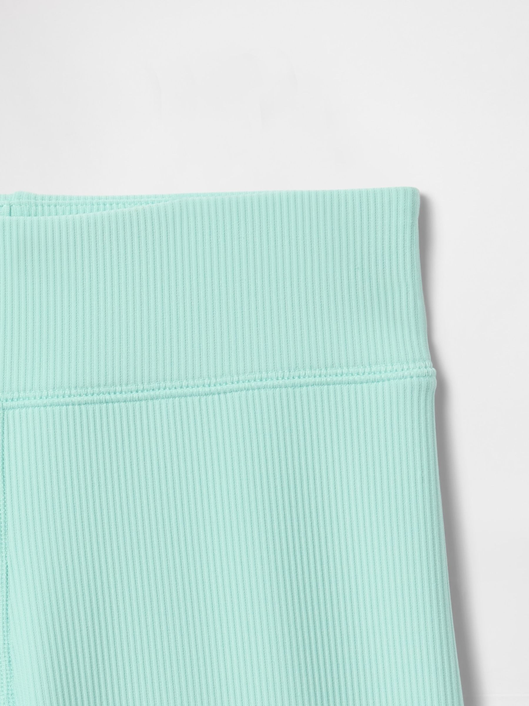 Green Rib Biker Shorts (4-13yrs) - Image 5 of 5