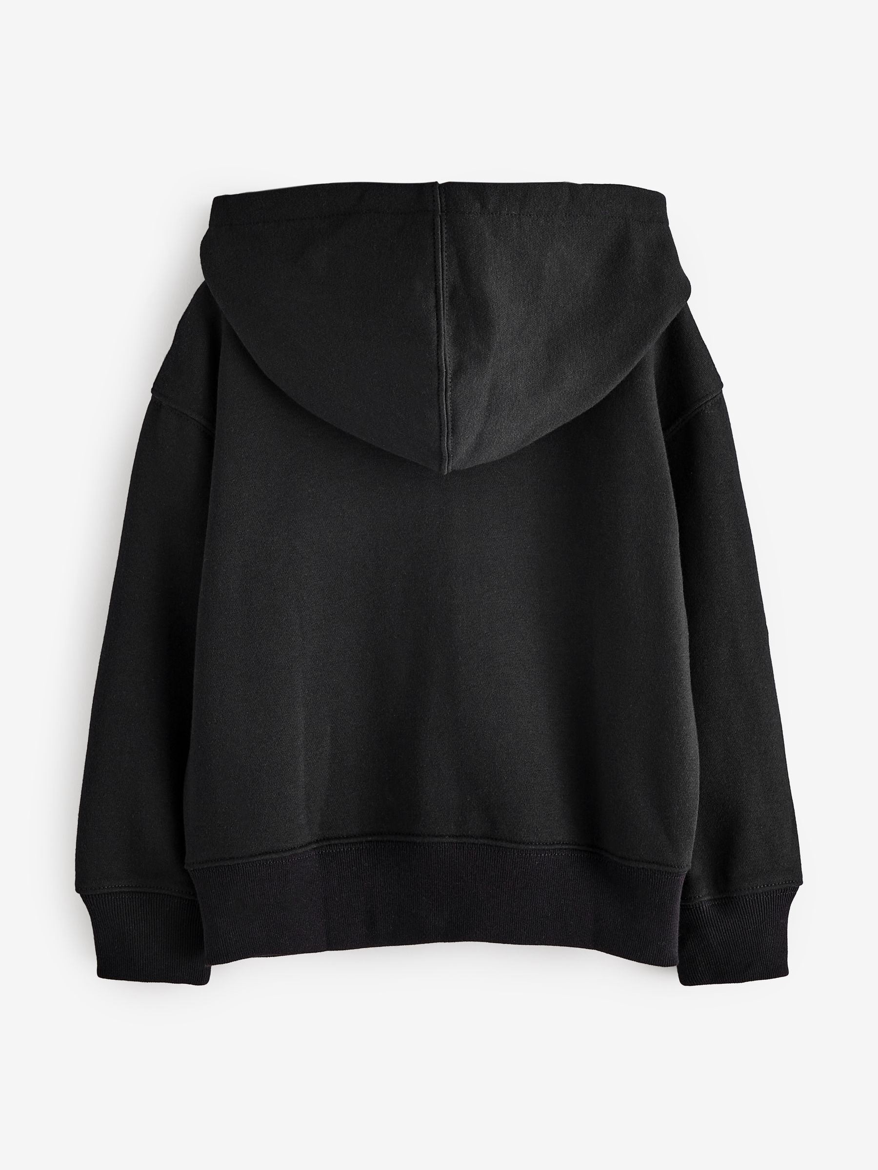 Black Zip Up Vintage Logo Hoodie (4-13yrs) - Image 2 of 4