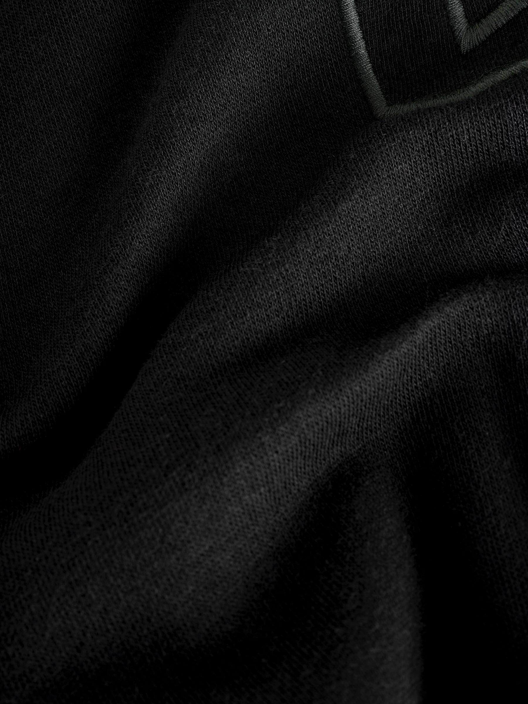 Black Zip Up Vintage Logo Hoodie (4-13yrs) - Image 3 of 4