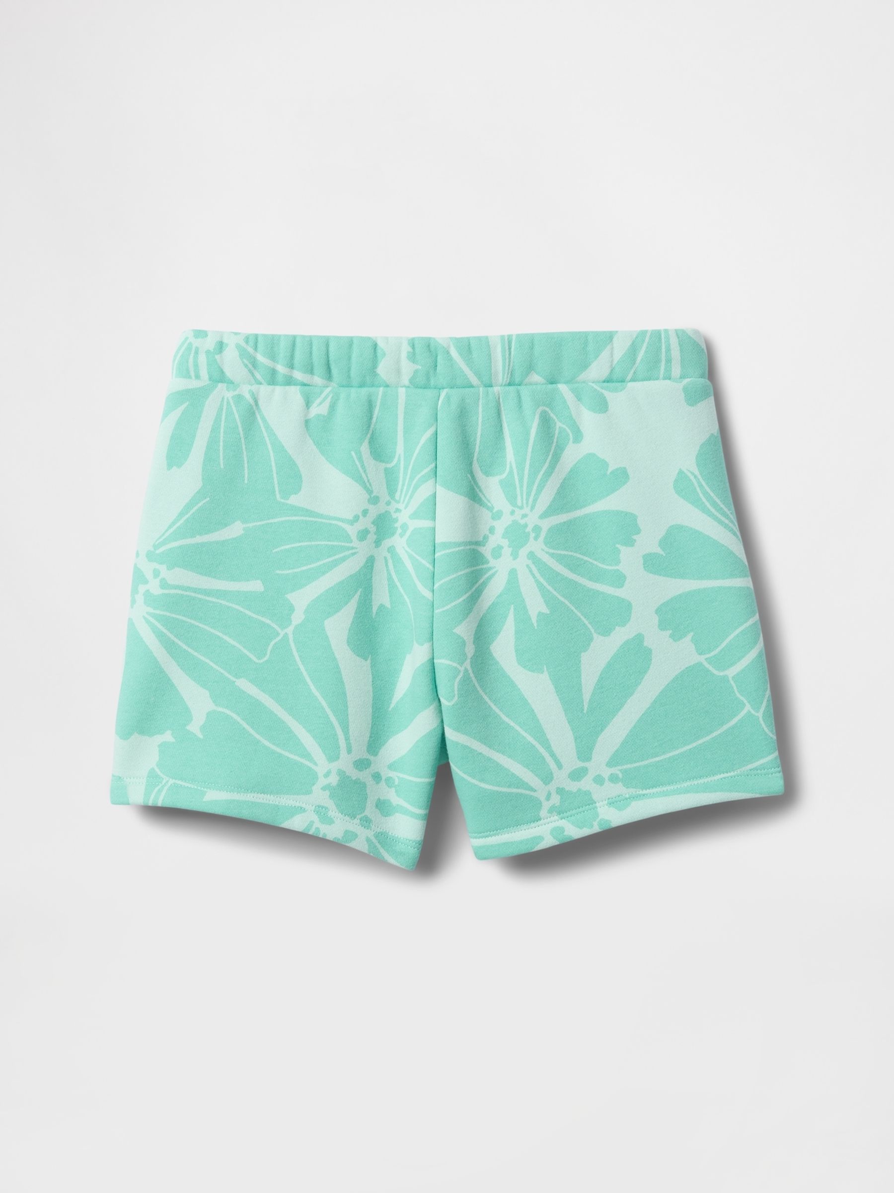 Green Fleece-Lined Pull On Shorts - Image 2 of 3