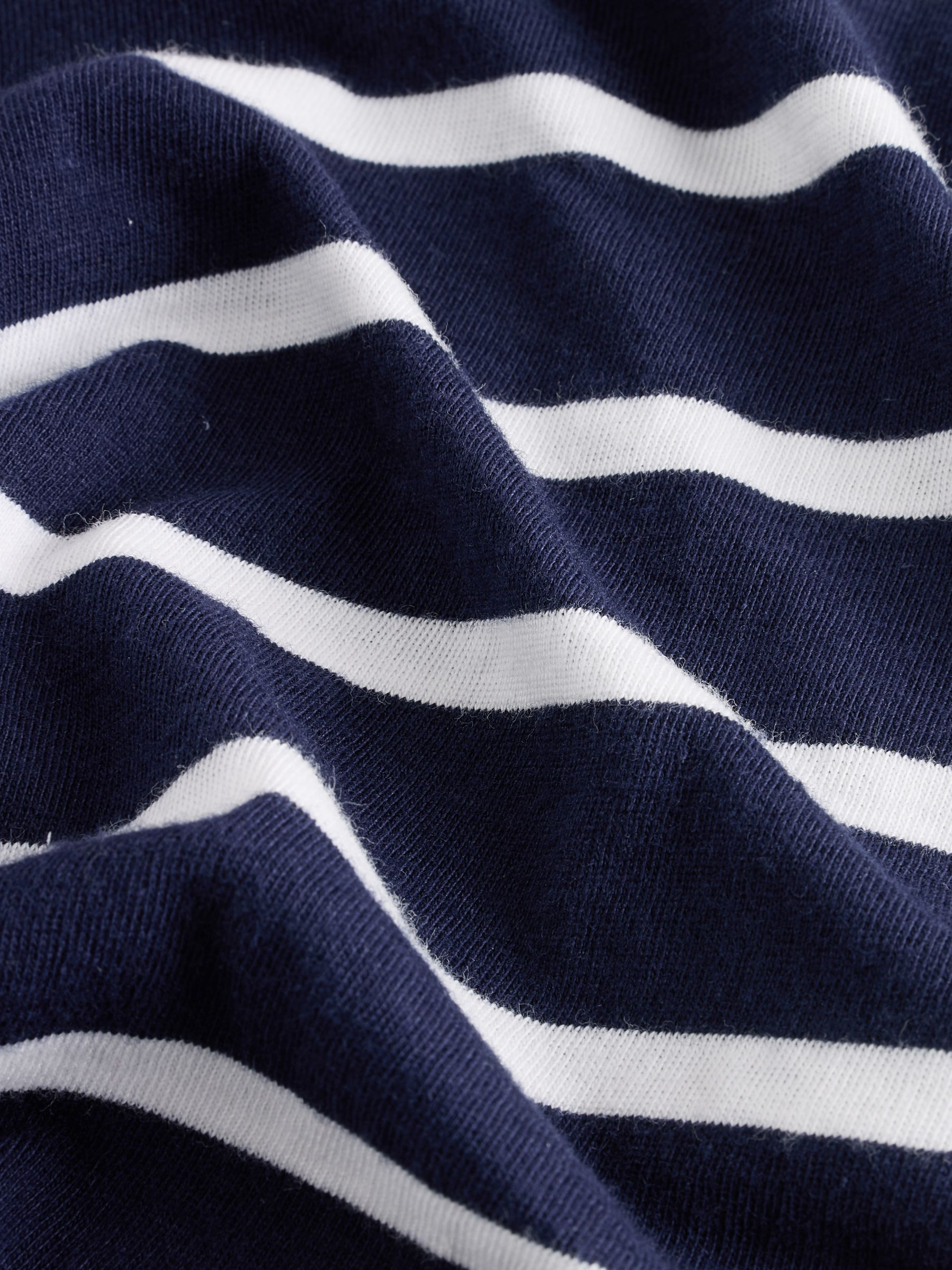 Navy/Blue Stripe Original Short Sleeve T-Shirt (6mths-5yrs) - Image 3 of 4