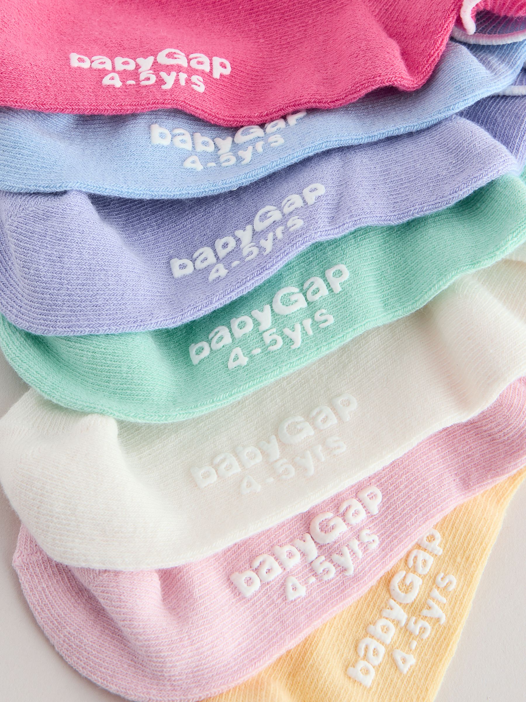 Multi/Purple Ruffle Ankle Socks 7-Pack - Image 11 of 11