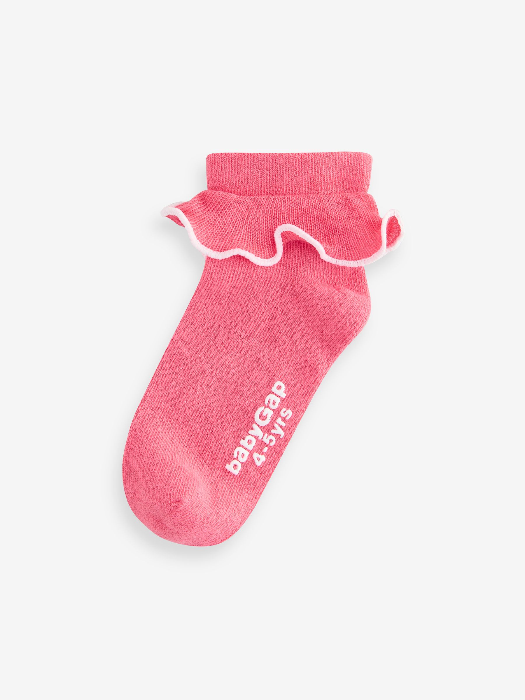 Multi/Purple Ruffle Ankle Socks 7-Pack - Image 3 of 11