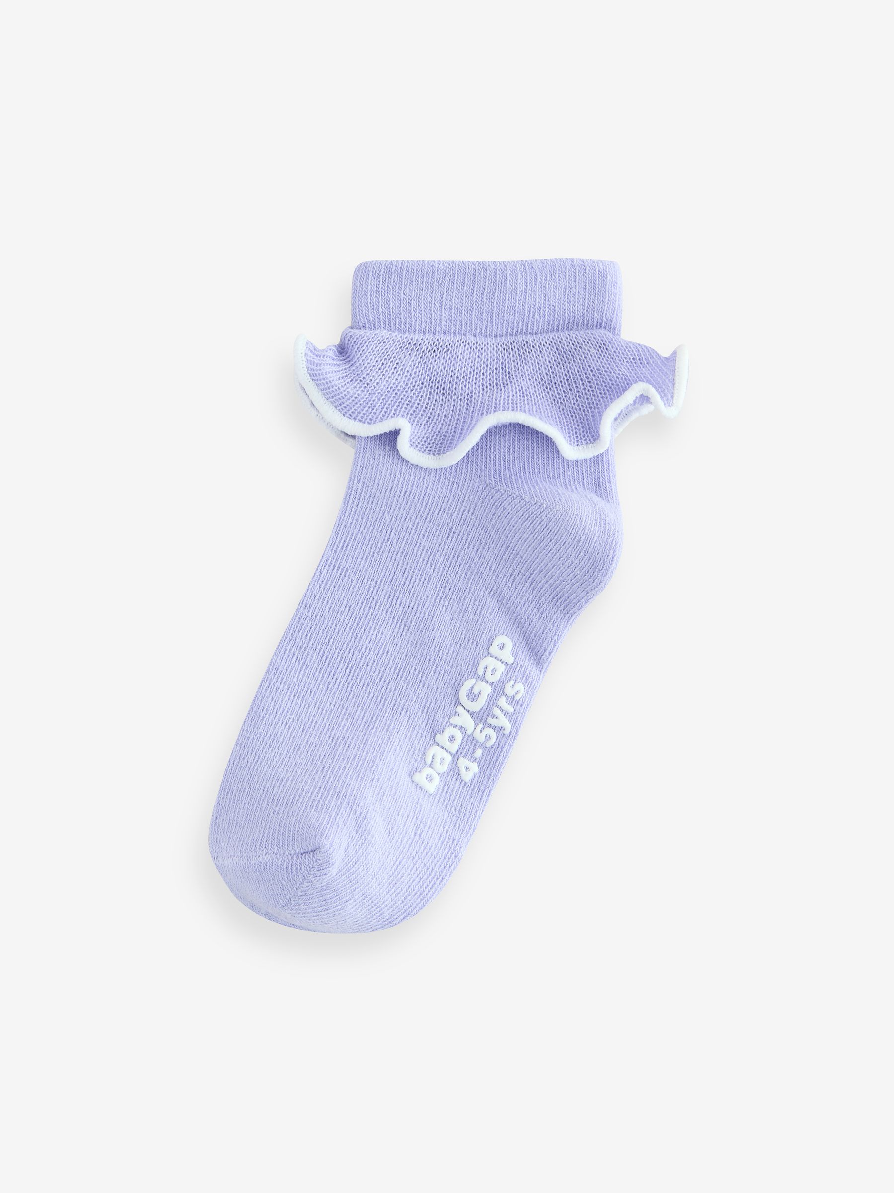Multi/Purple Ruffle Ankle Socks 7-Pack - Image 5 of 11