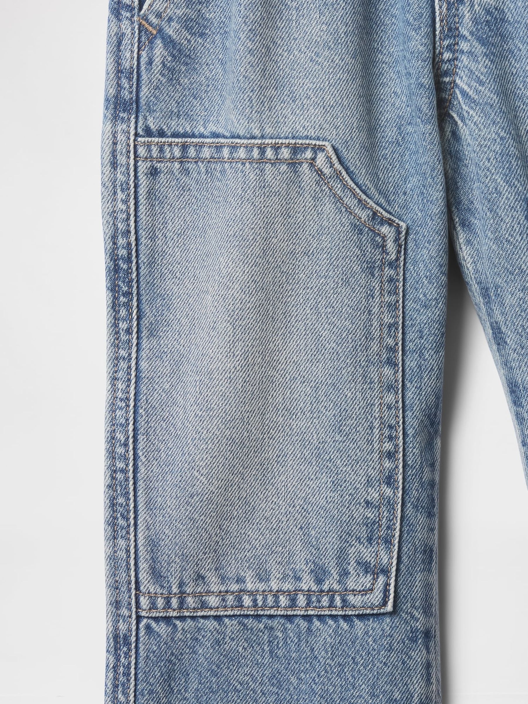 Blue UltraSoft Baggy Carpenter Jeans (6mths-5yrs) - Image 4 of 5