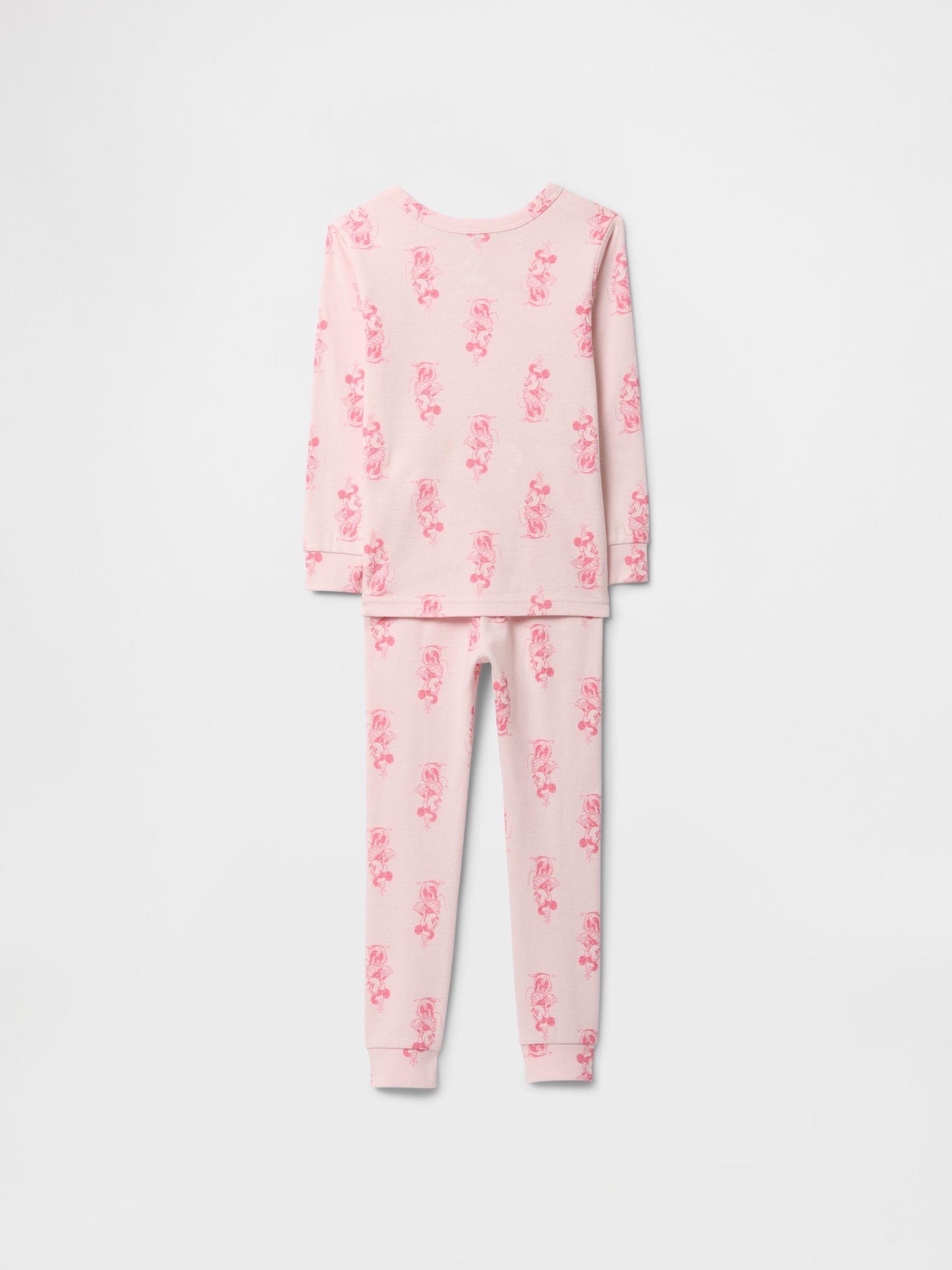 Pink Minnie Mouse Disney Cotton Long Pyjamas (6mths-5yrs) - Image 2 of 3