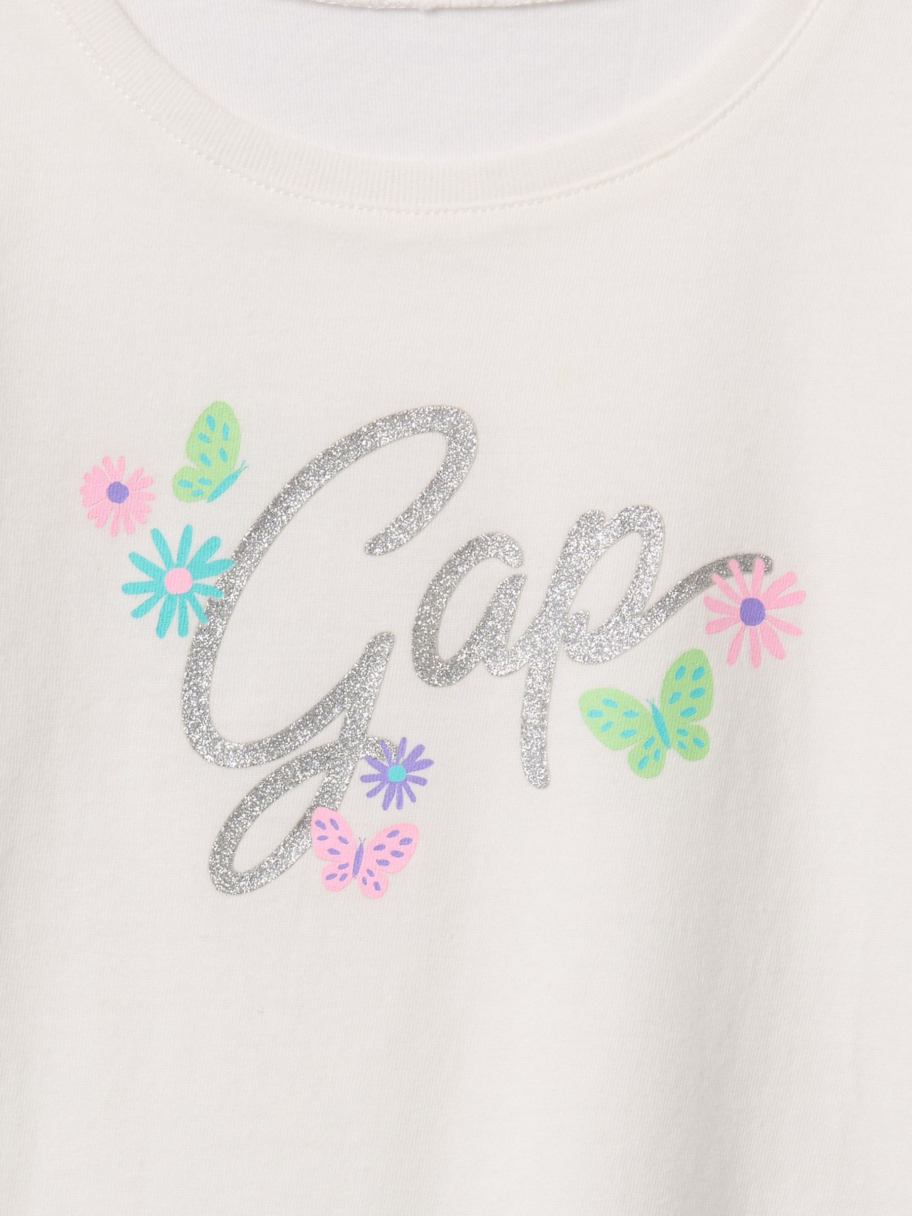 White Short Sleeve Crew Neck Graphic T-Shirt (6mths-5yrs) - Image 3 of 3
