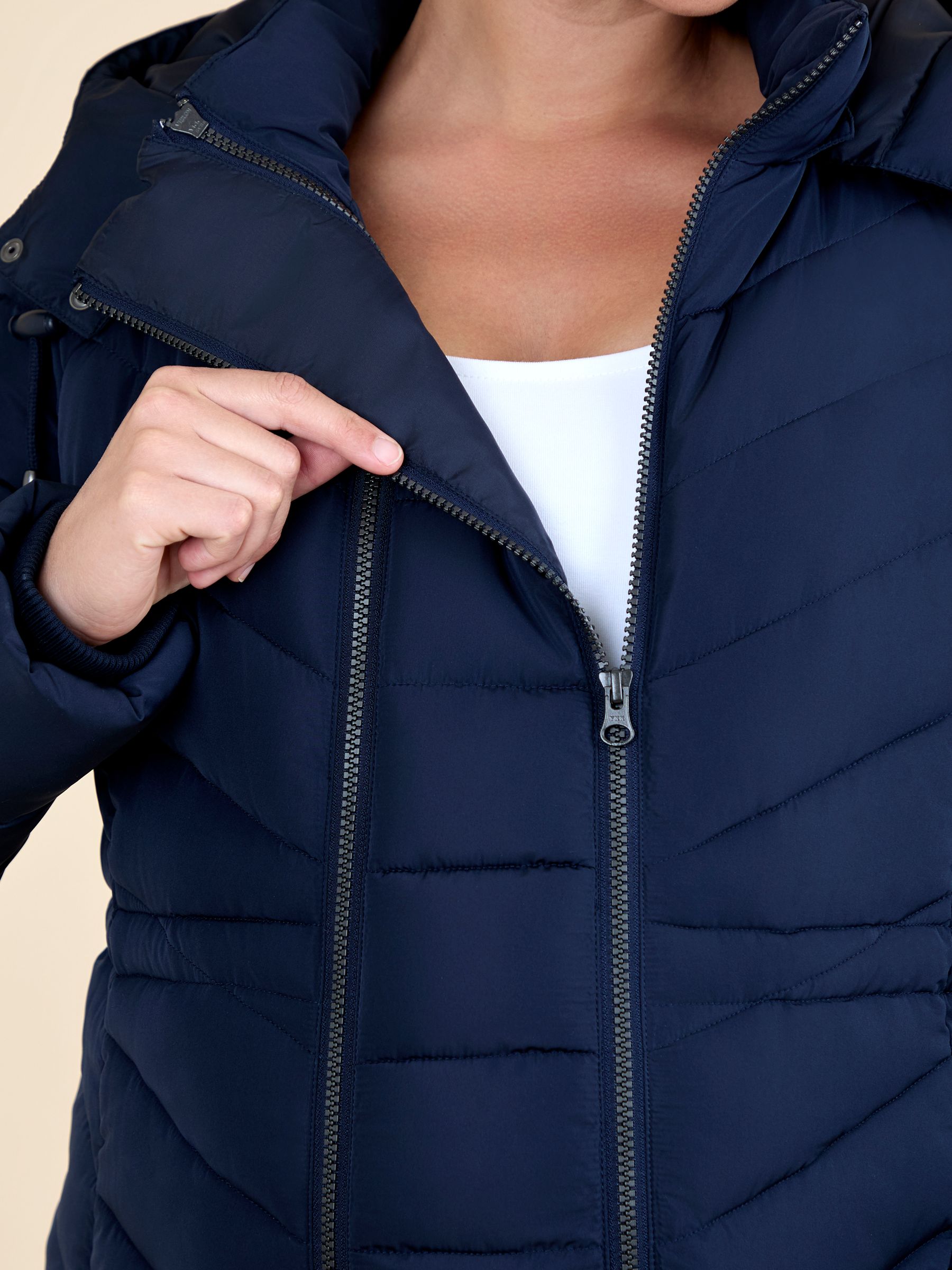 Navy 2-in-1 Maternity Puffer Coat - Image 5 of 5