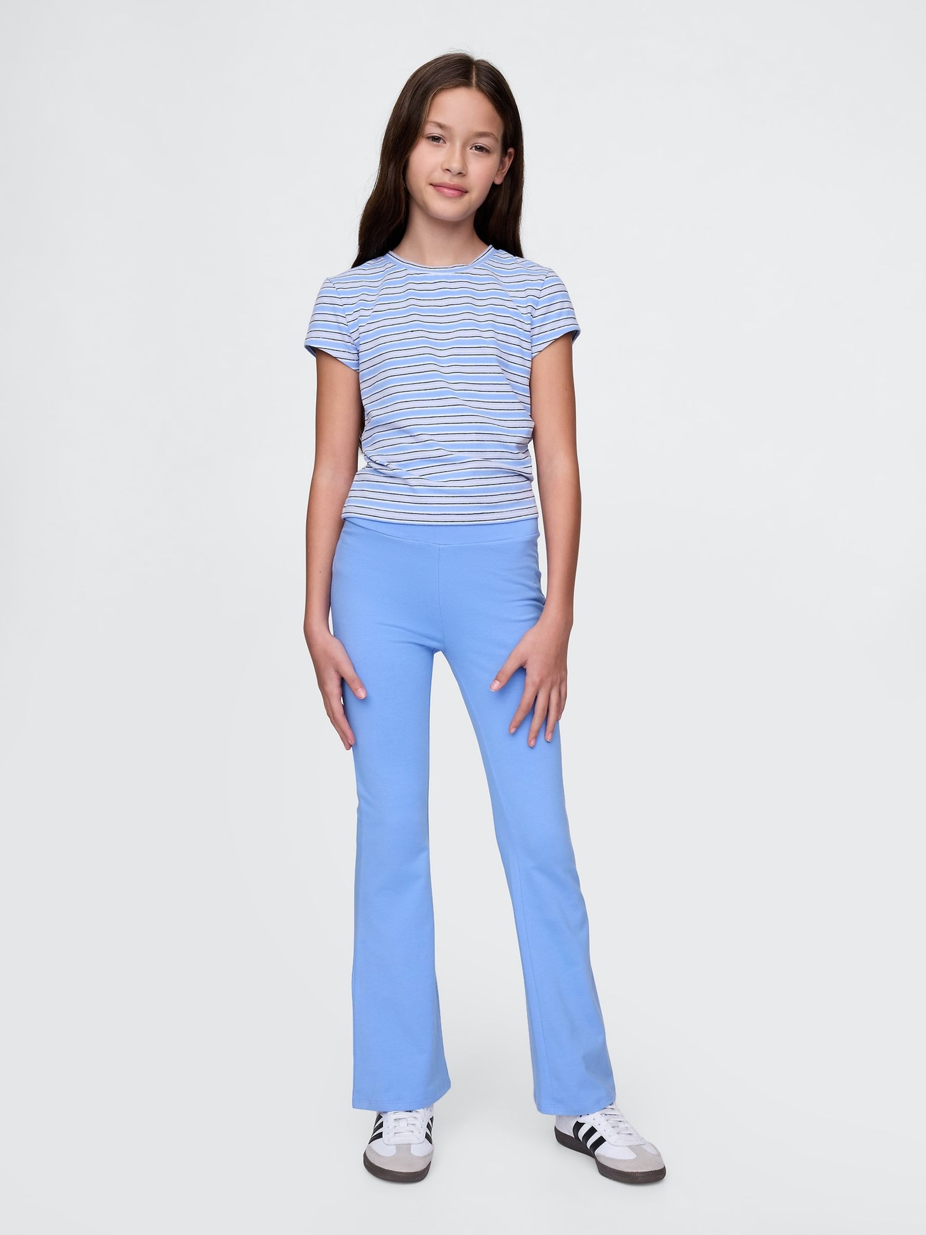 Blue Flare Leggings (4-13yrs) - Image 3 of 5