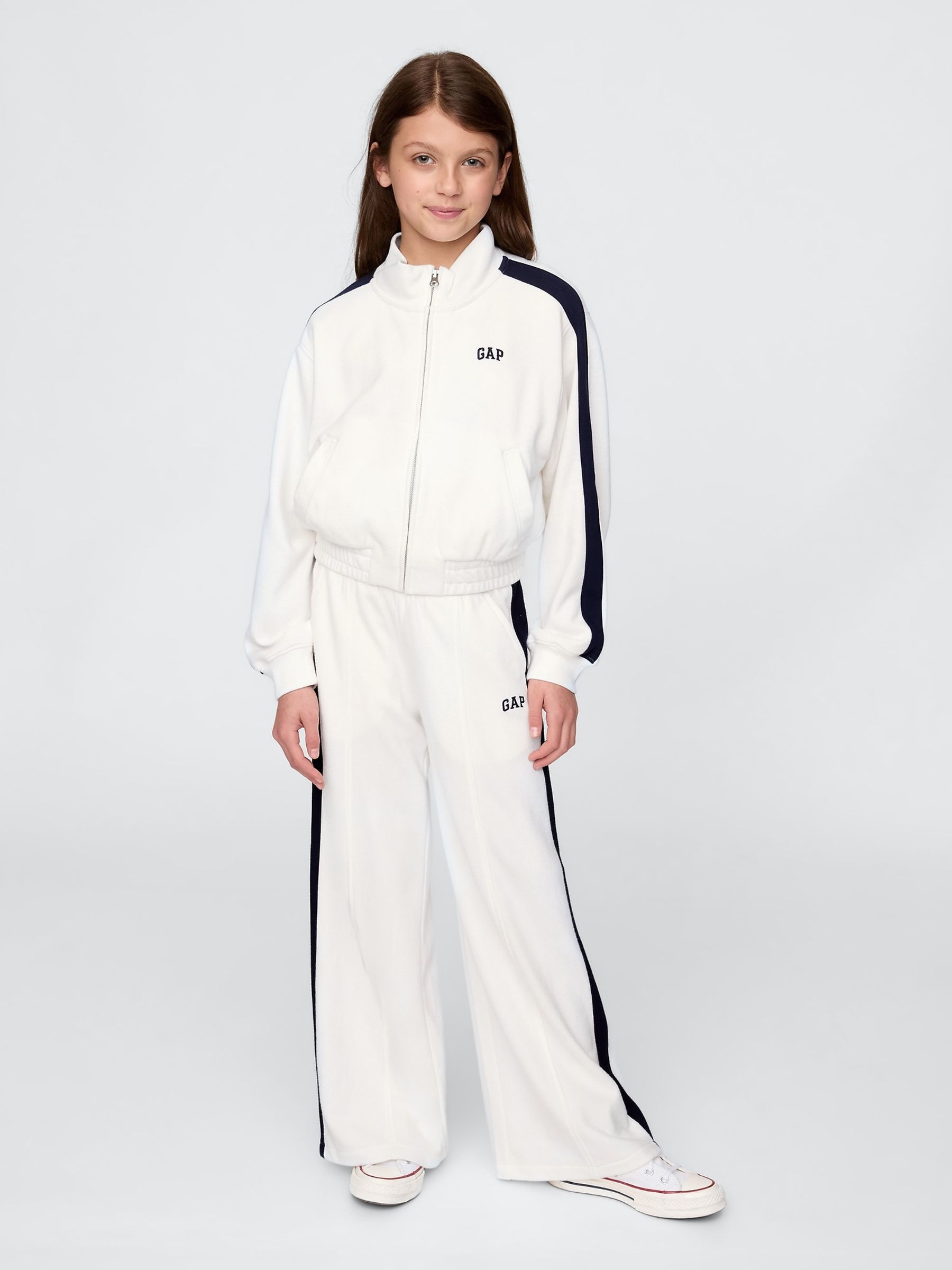 White Vintage Soft Logo Zip Jacket (4-13yrs) - Image 3 of 5