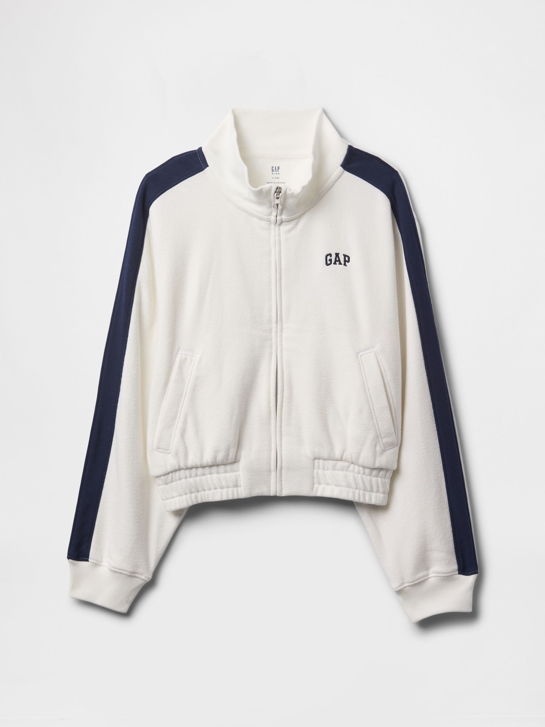 White Vintage Soft Logo Zip Jacket (4-13yrs) - Image 5 of 5