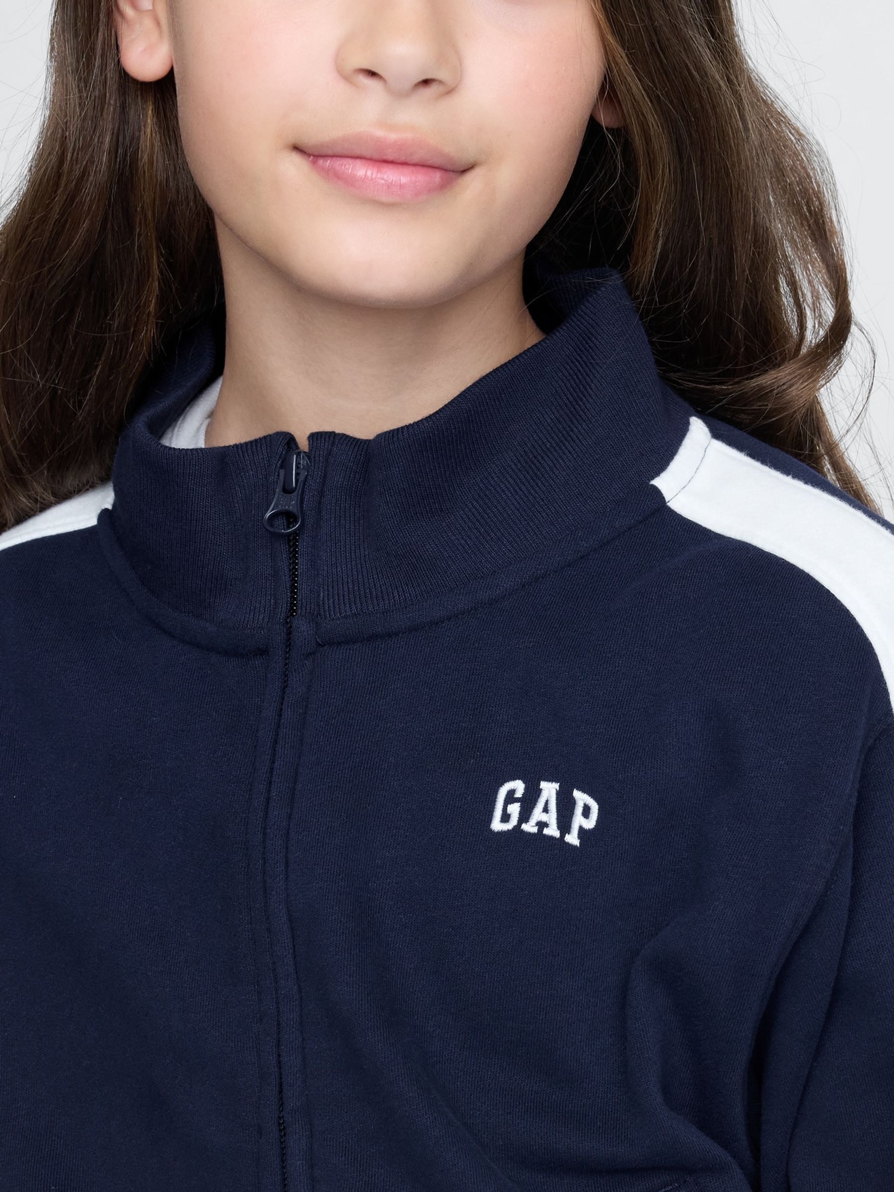 Blue Vintage Soft Logo Zip Jacket (4-13yrs) - Image 4 of 5