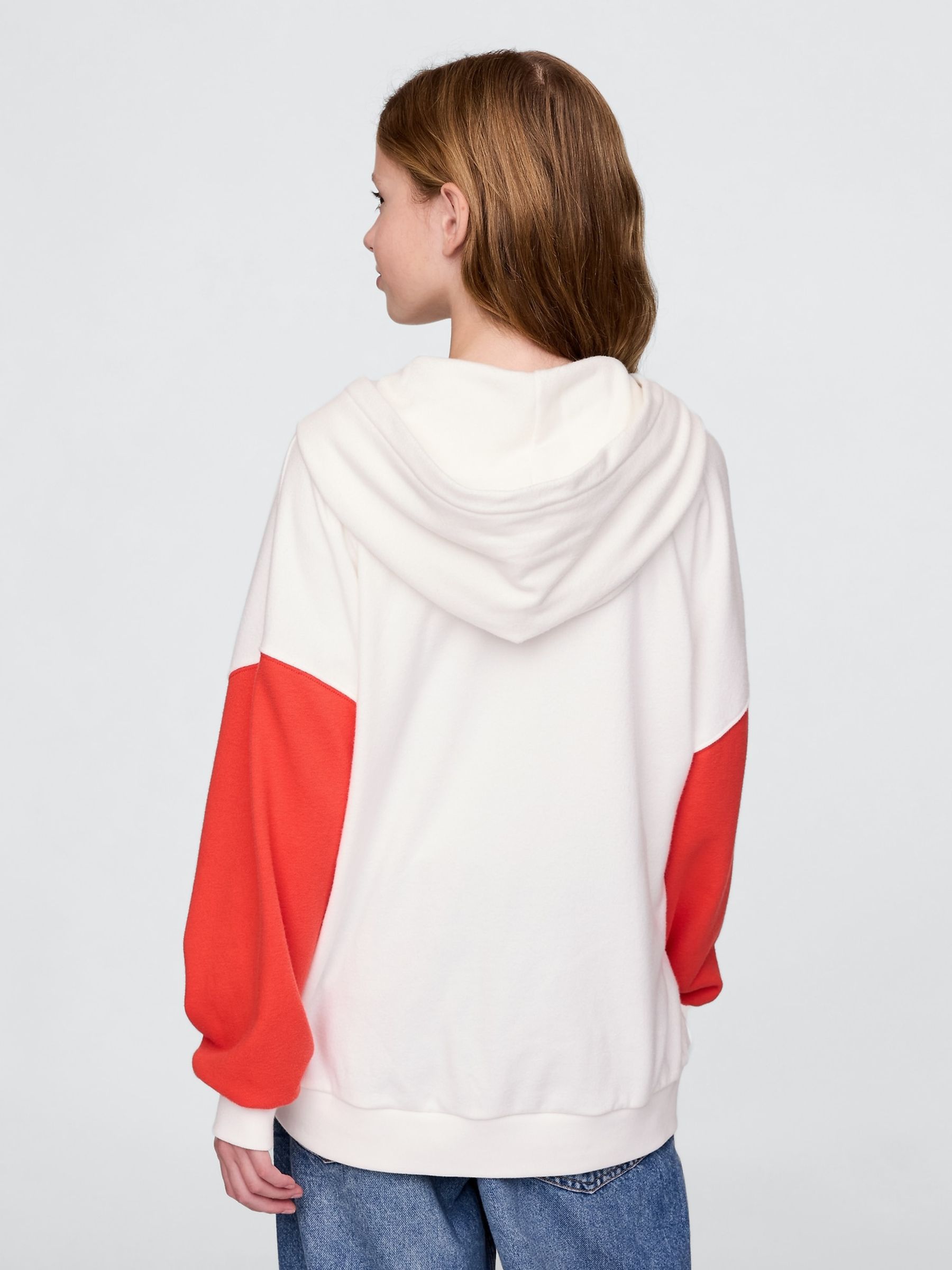 Cream Vintage Soft Full-Zip Sport Logo Hoodie (4-13yrs) - Image 2 of 5
