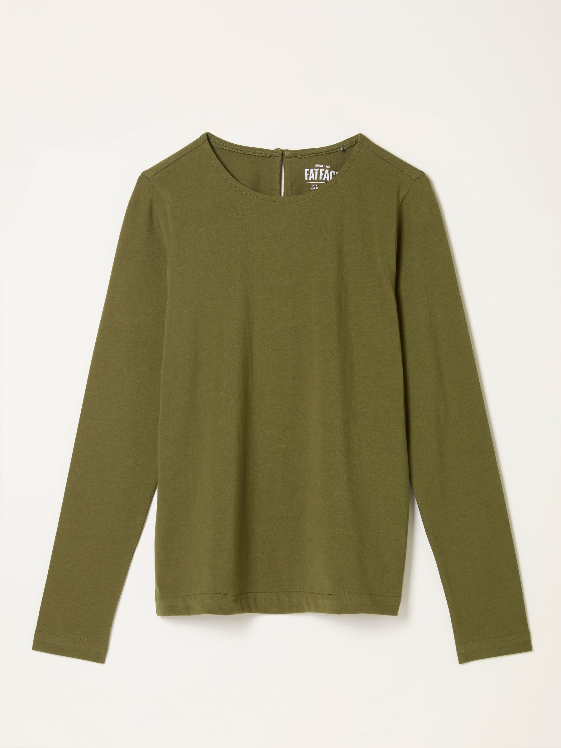 Nell Olive Green Long Sleeve Top - Image 5 of 5