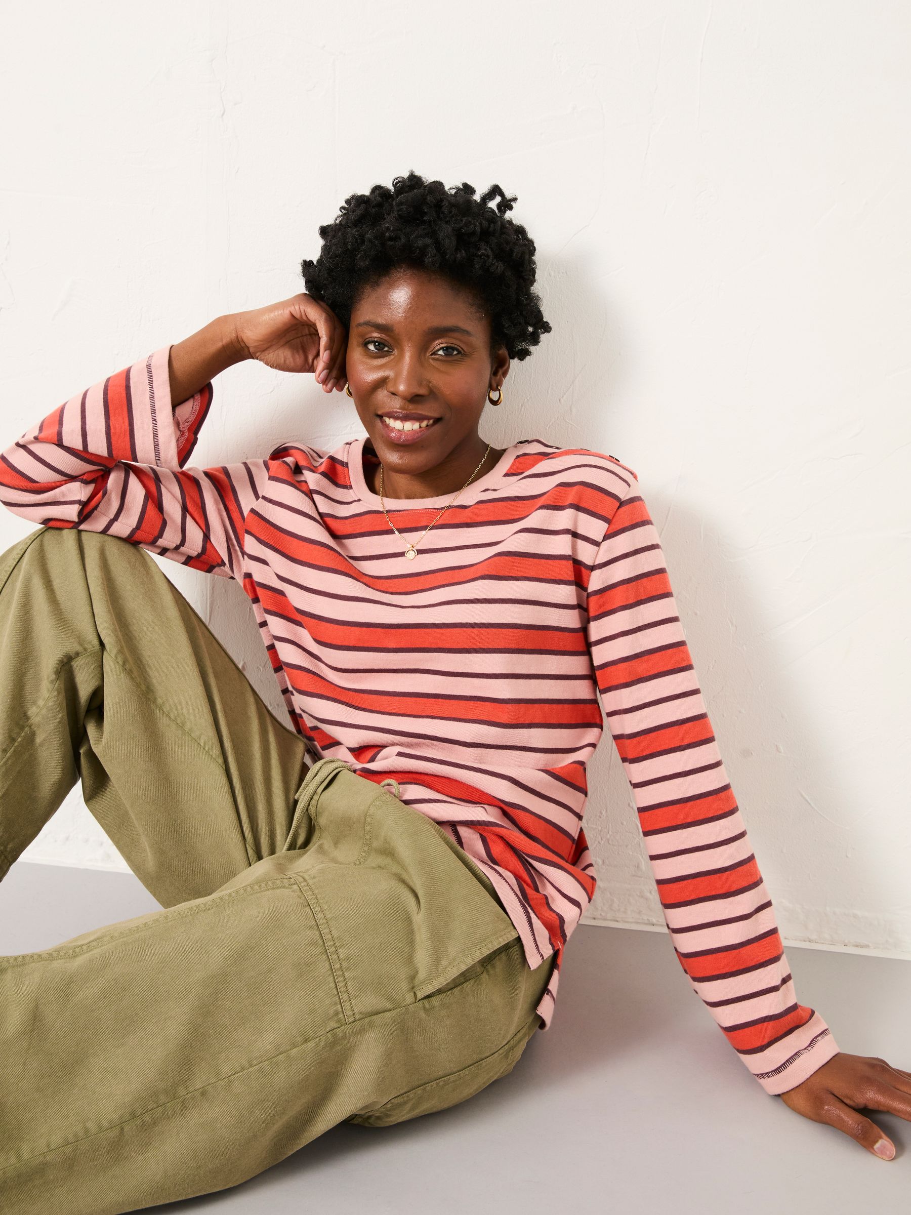 Hope Pink Stripe Top - Image 4 of 6