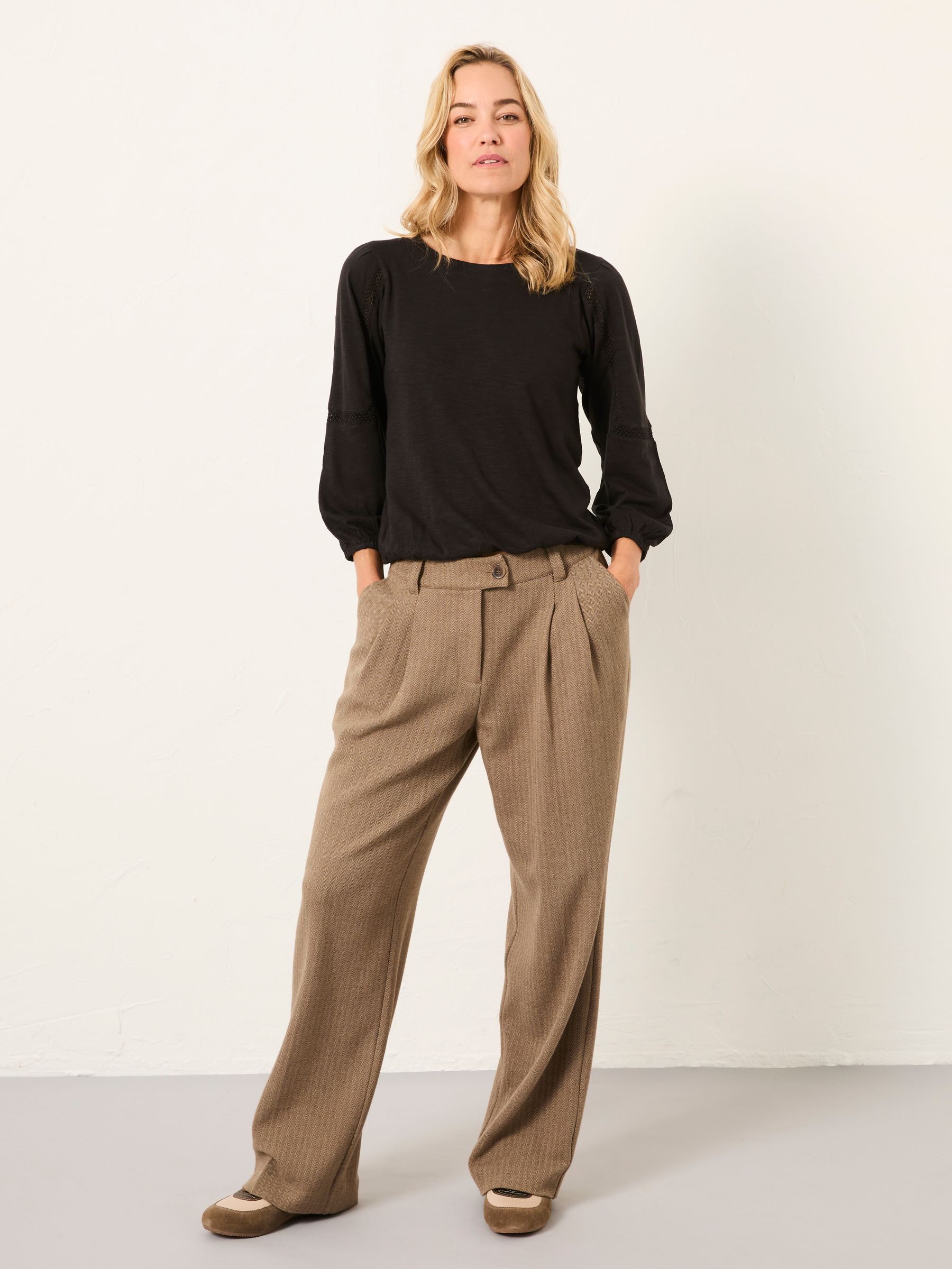 Cassie Black Broderie Top - Image 3 of 6