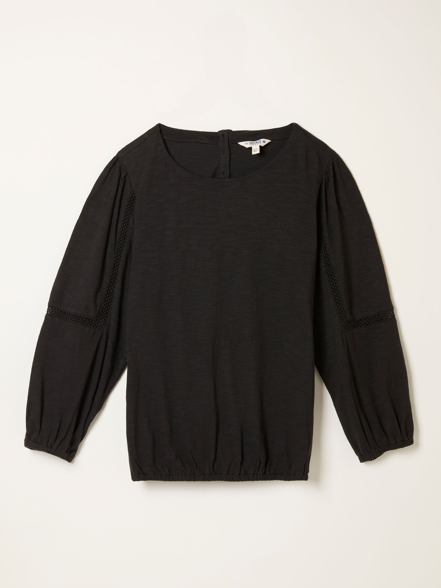 Cassie Black Broderie Top - Image 6 of 6