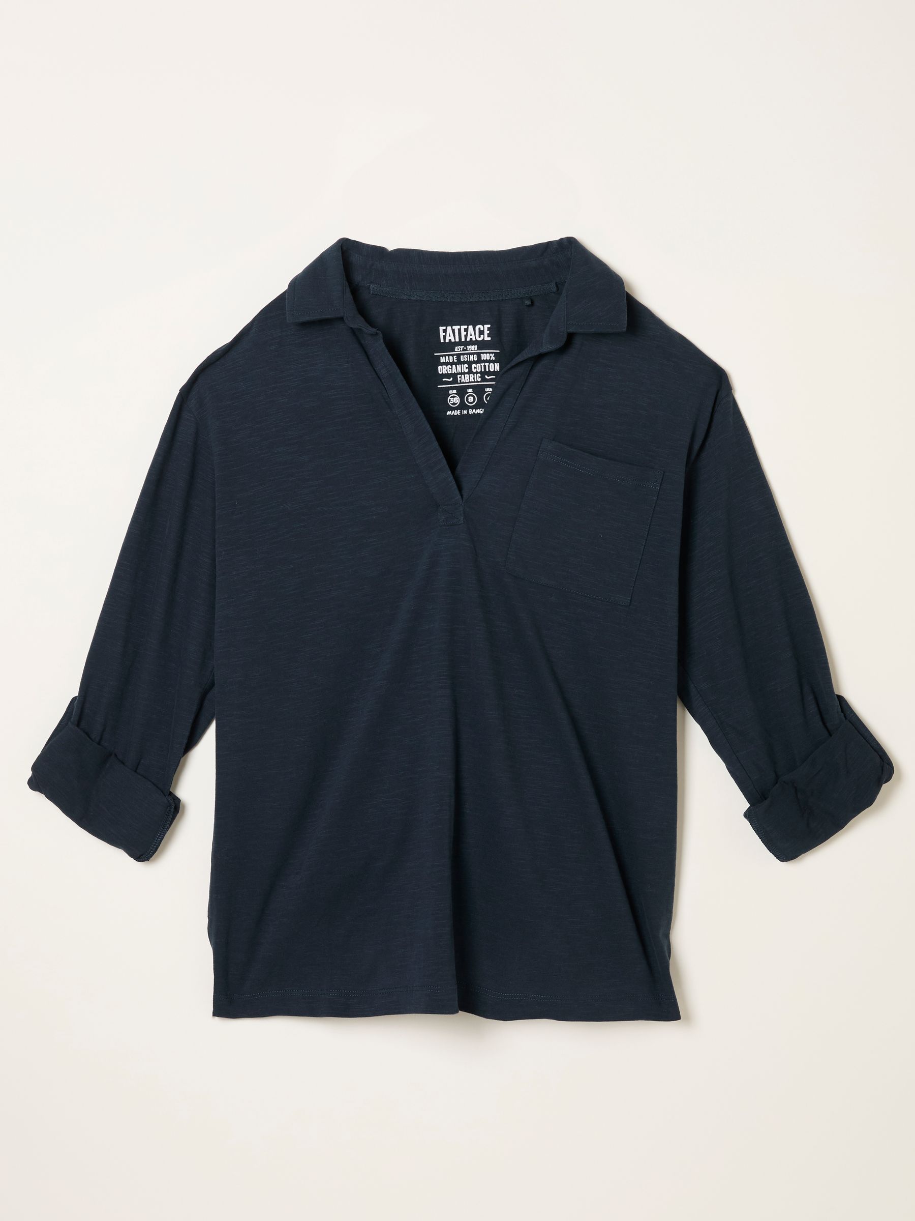 Paige Navy Jersey Shirt - Image 1 of 1
