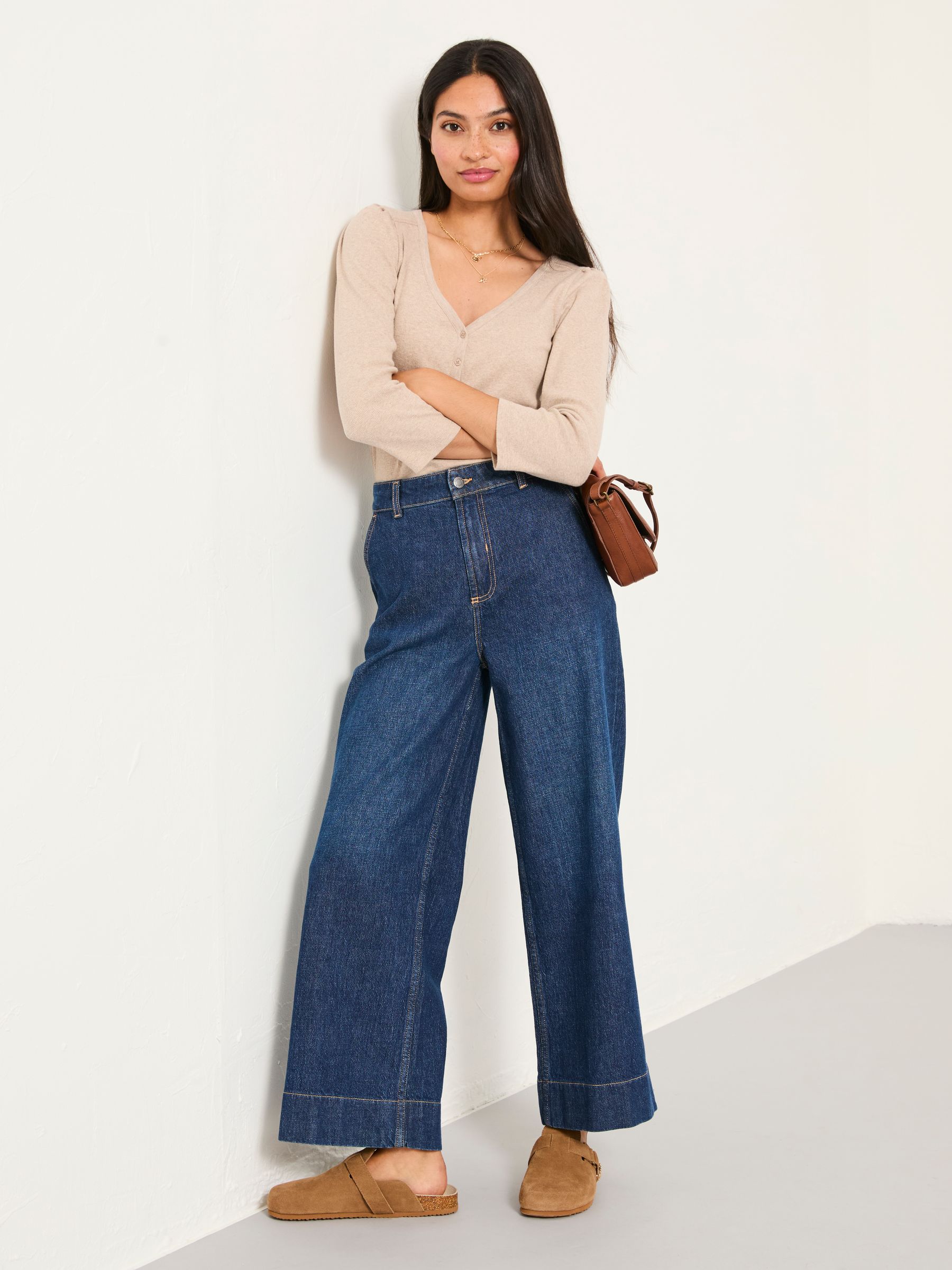 Connie Ecru Henley Top - Image 3 of 6