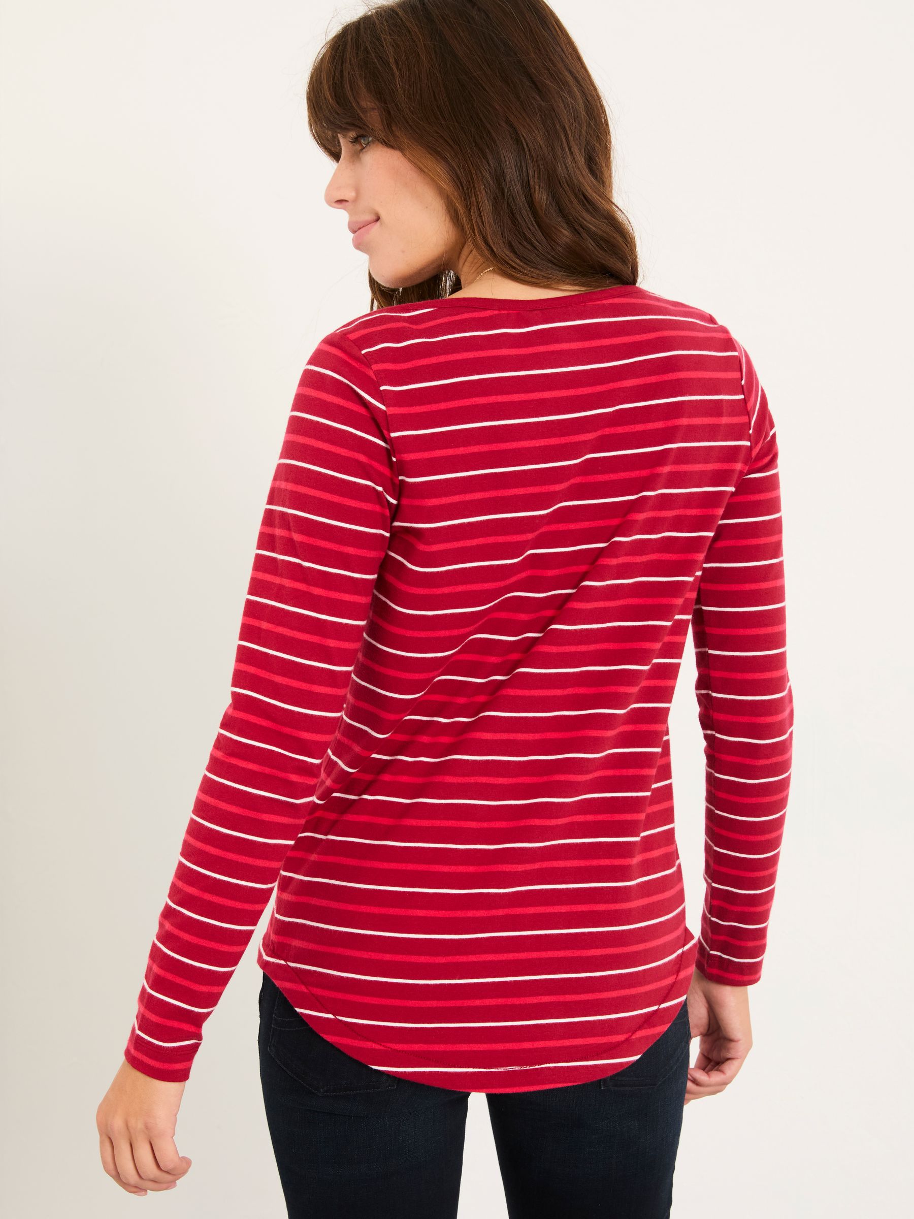 Breton Red Stripe T Shirt - Image 2 of 5 Breton Red Stripe T Shirt - Image 2 of 5