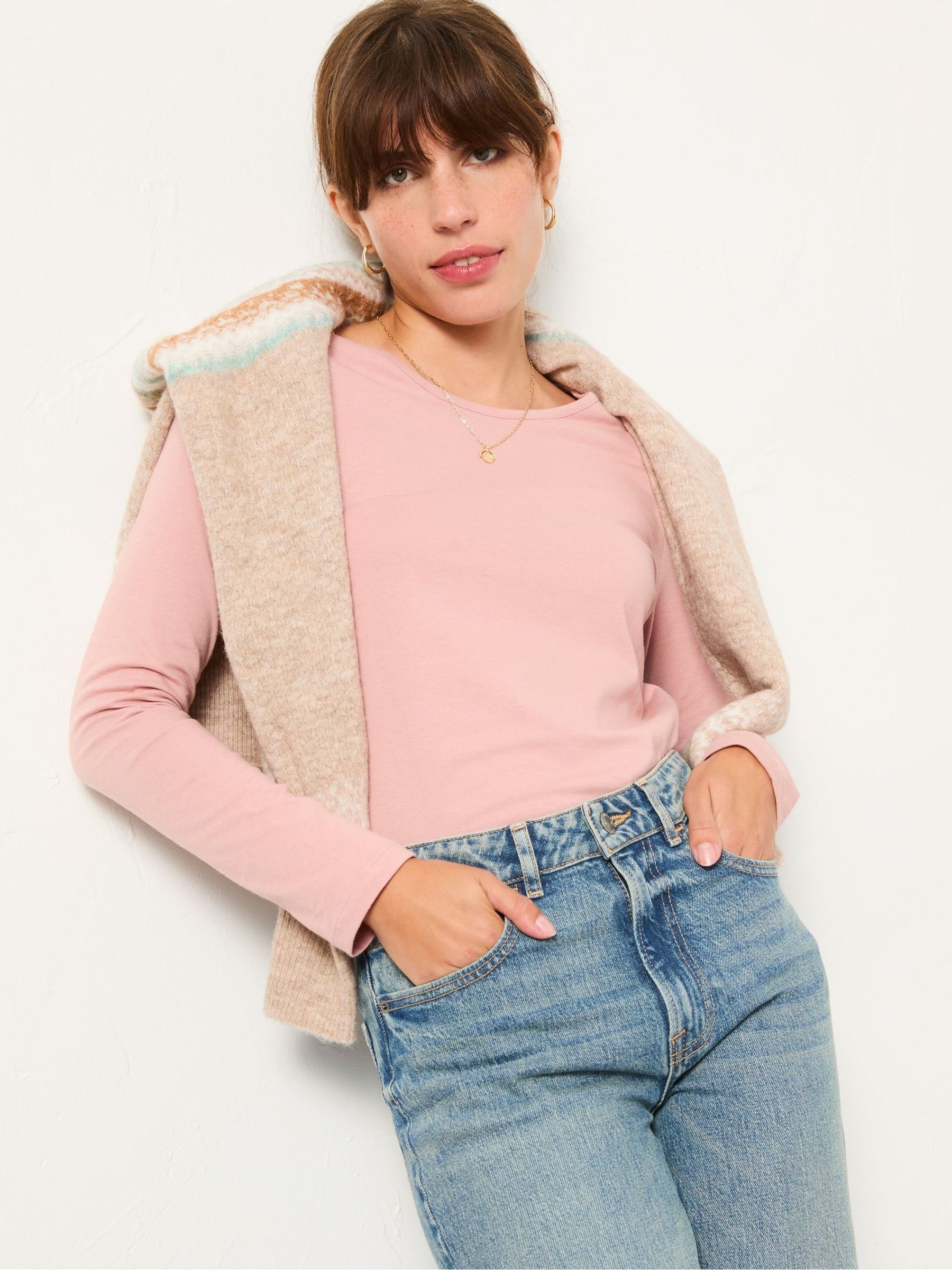 Purple/Pink 2 Pack Long Sleeve T Shirt - Image 7 of 8