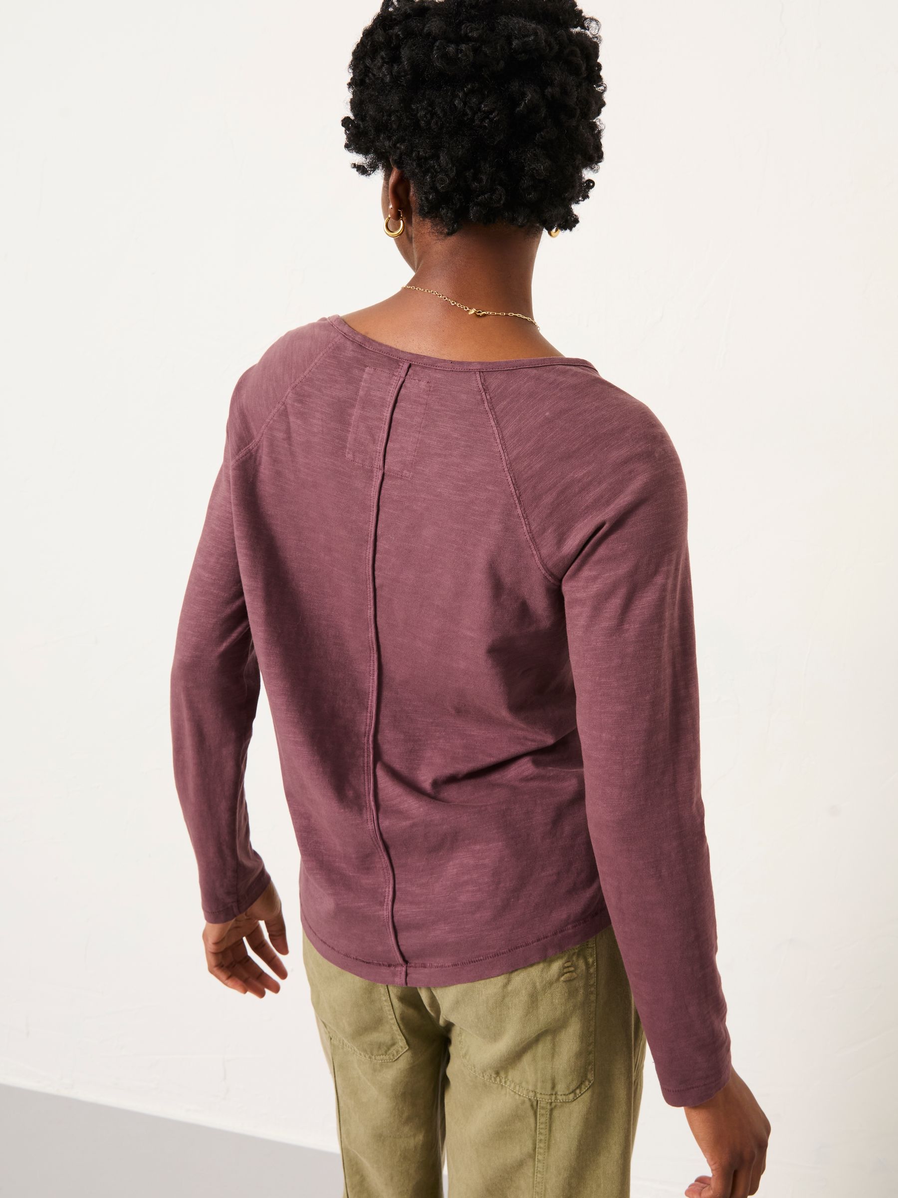 Ava Dusky Purple Long Sleeve T Shirt - Image 2 of 5