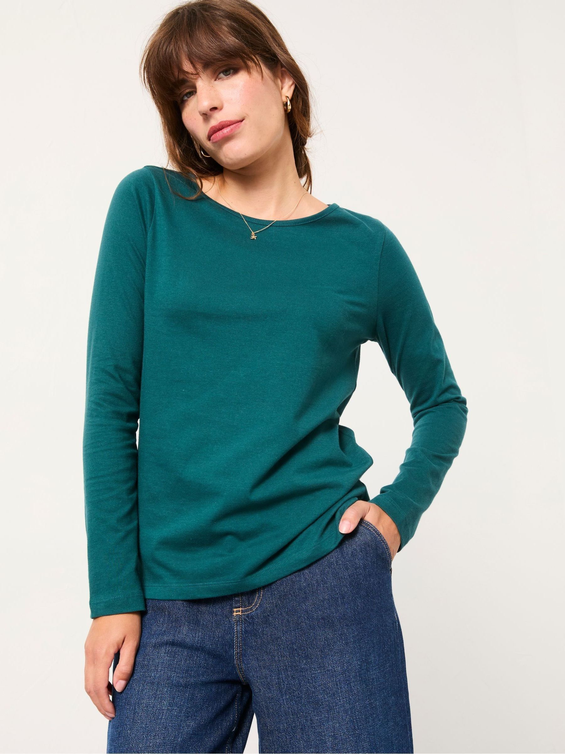 White/Blue 2 Pack Long Sleeve T Shirt - Image 4 of 9