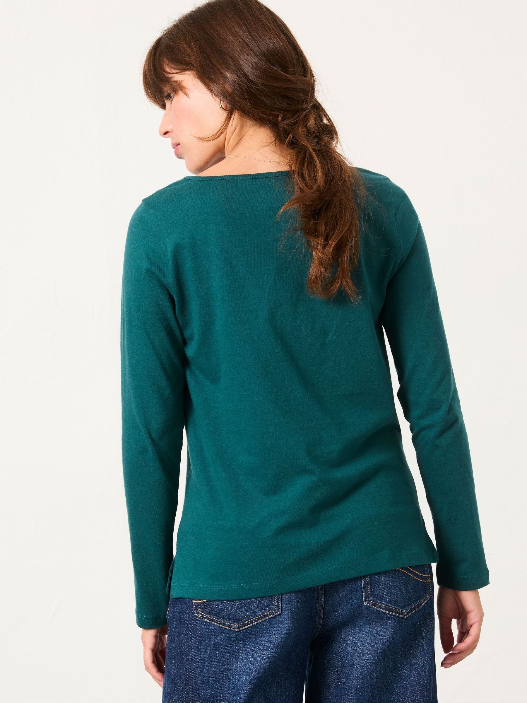 White/Blue 2 Pack Long Sleeve T Shirt - Image 5 of 9