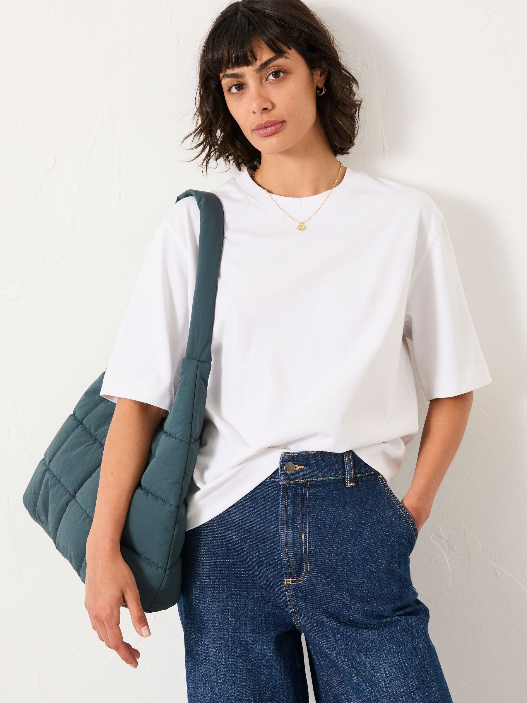 Relaxed Round Neck T Shirt
