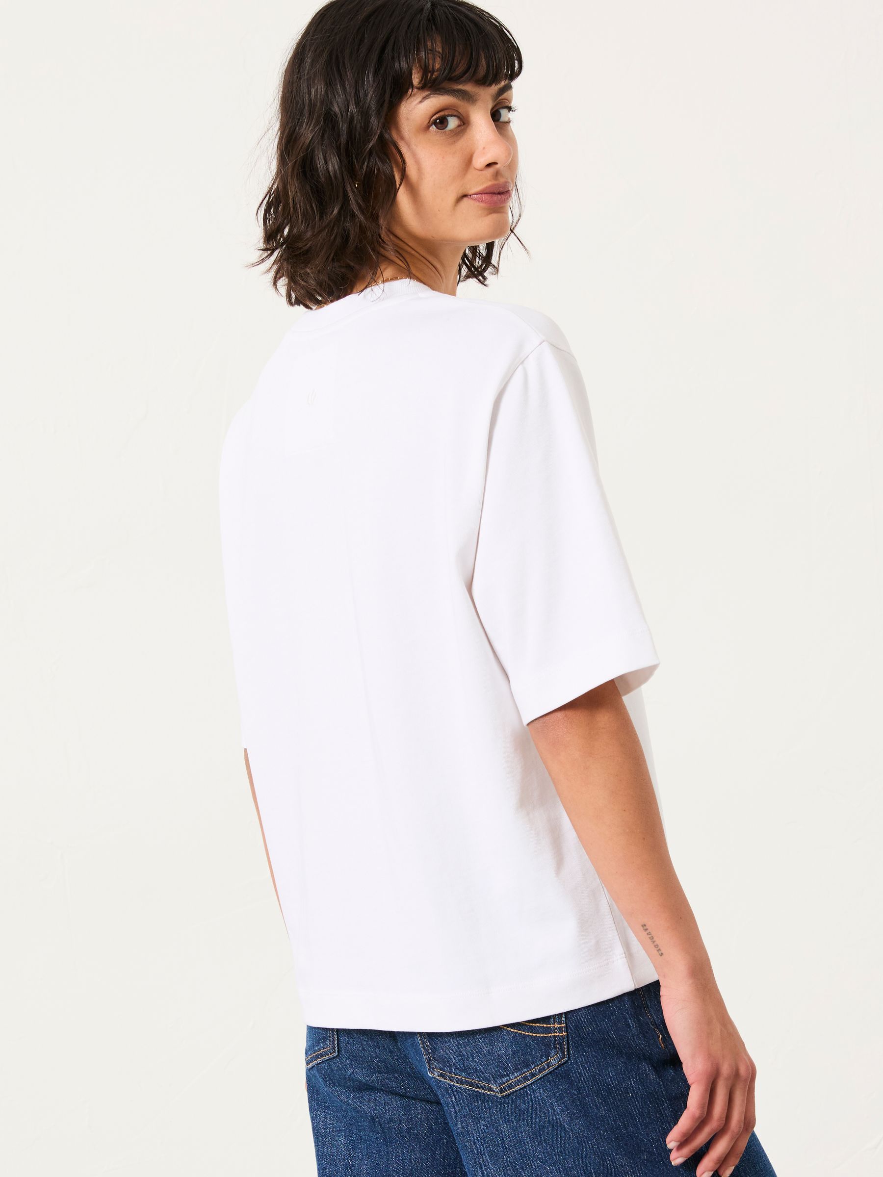 Anais White Relaxed T Shirt - Image 2 of 6
