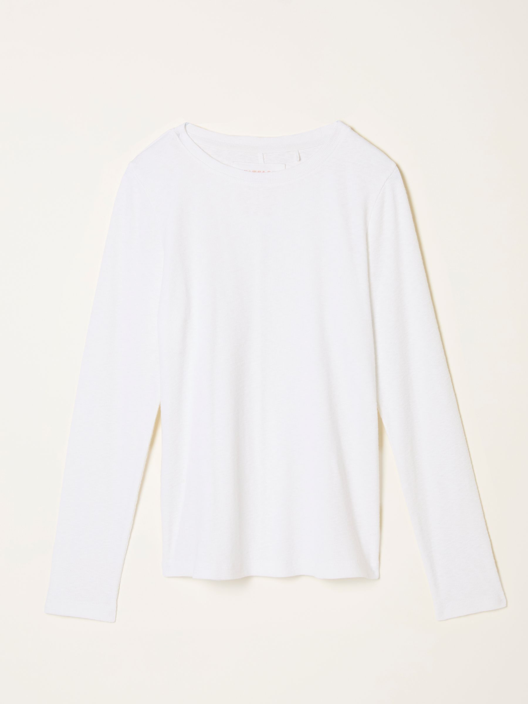 V&A | FatFace Callie White Long Sleeve Top - Image 5 of 5