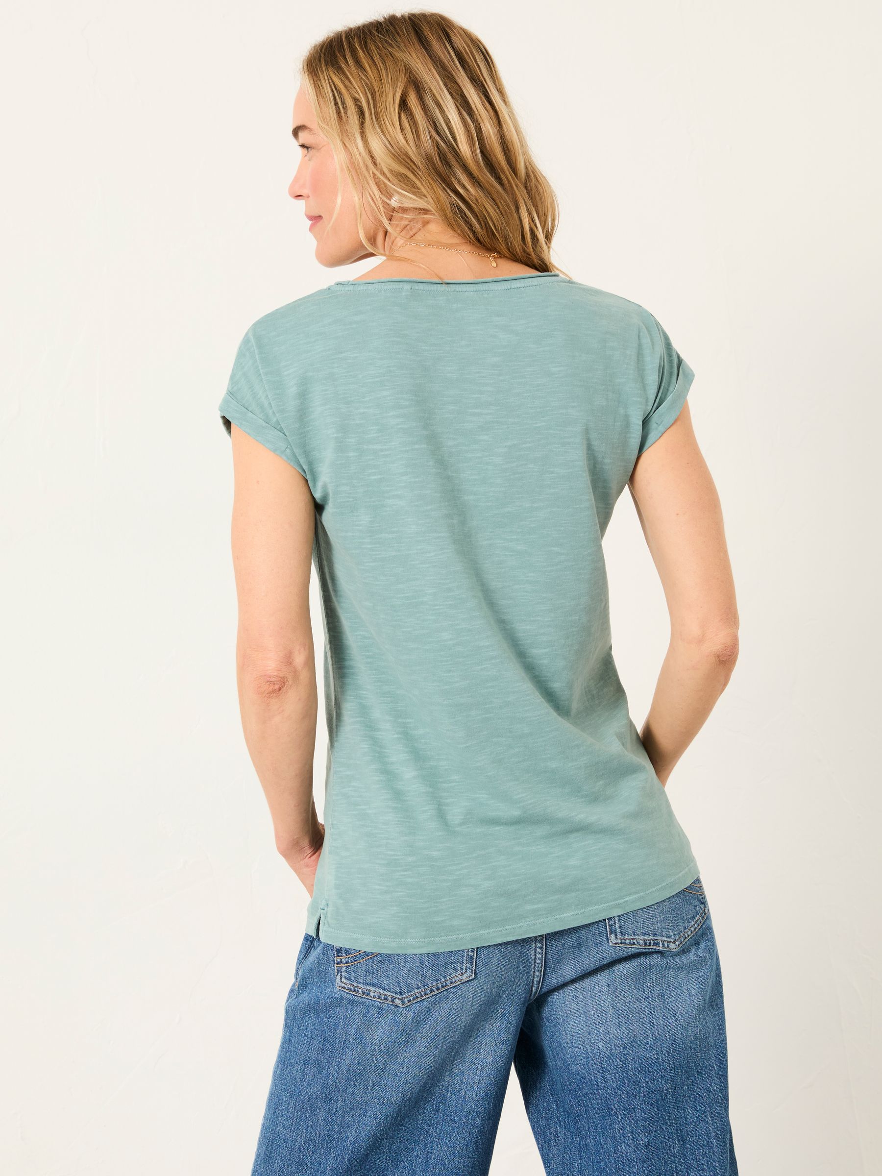 Ivy Duck Egg Blue T-Shirt - Image 2 of 5