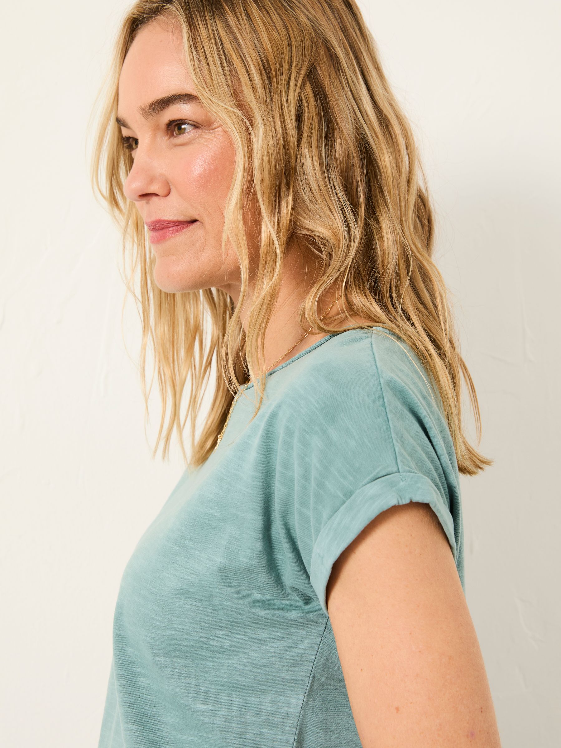 Ivy Duck Egg Blue T-Shirt - Image 3 of 5