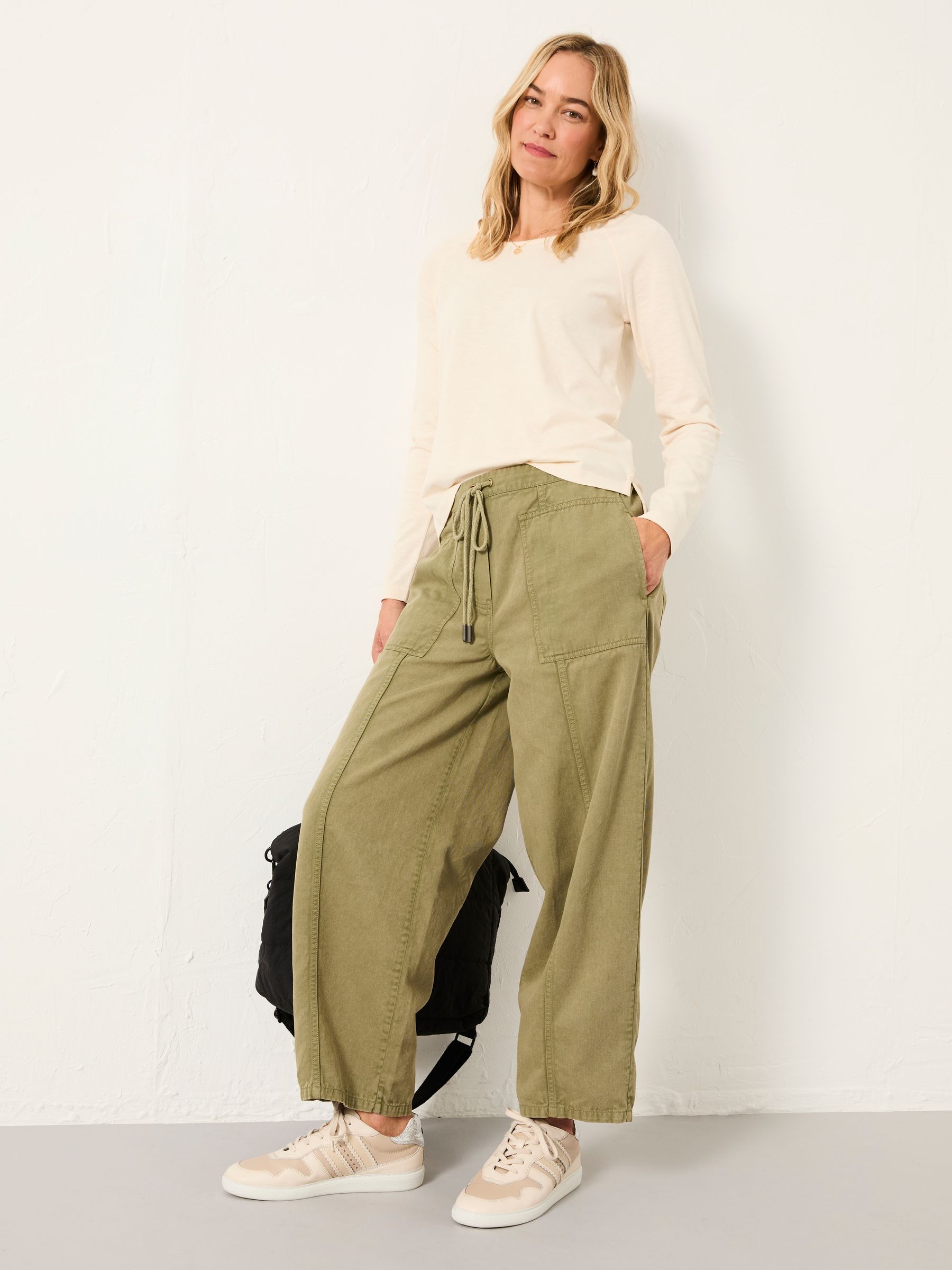 Ava Ecru Long Sleeve T Shirt - Image 5 of 6
